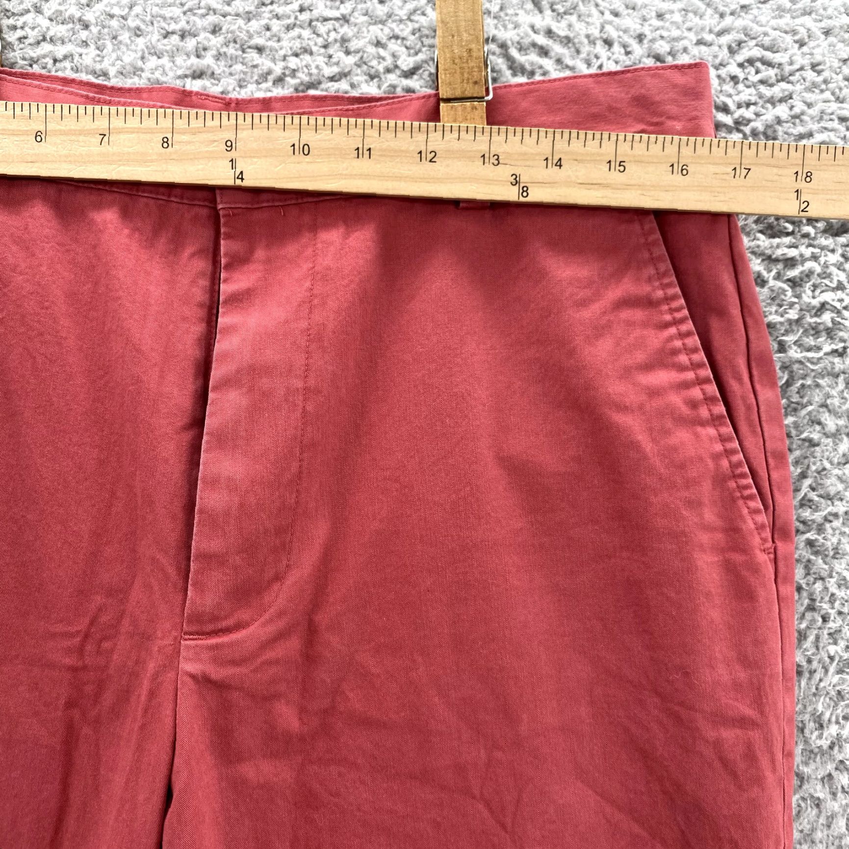 Brooks Brothers VINTAGE Brooks Brothers 346 Chino Pant Men 32x30 Red Flat Front Casual Preppy Yacht 90s Mens Size US 32 / EU 48 - 3 Thumbnail