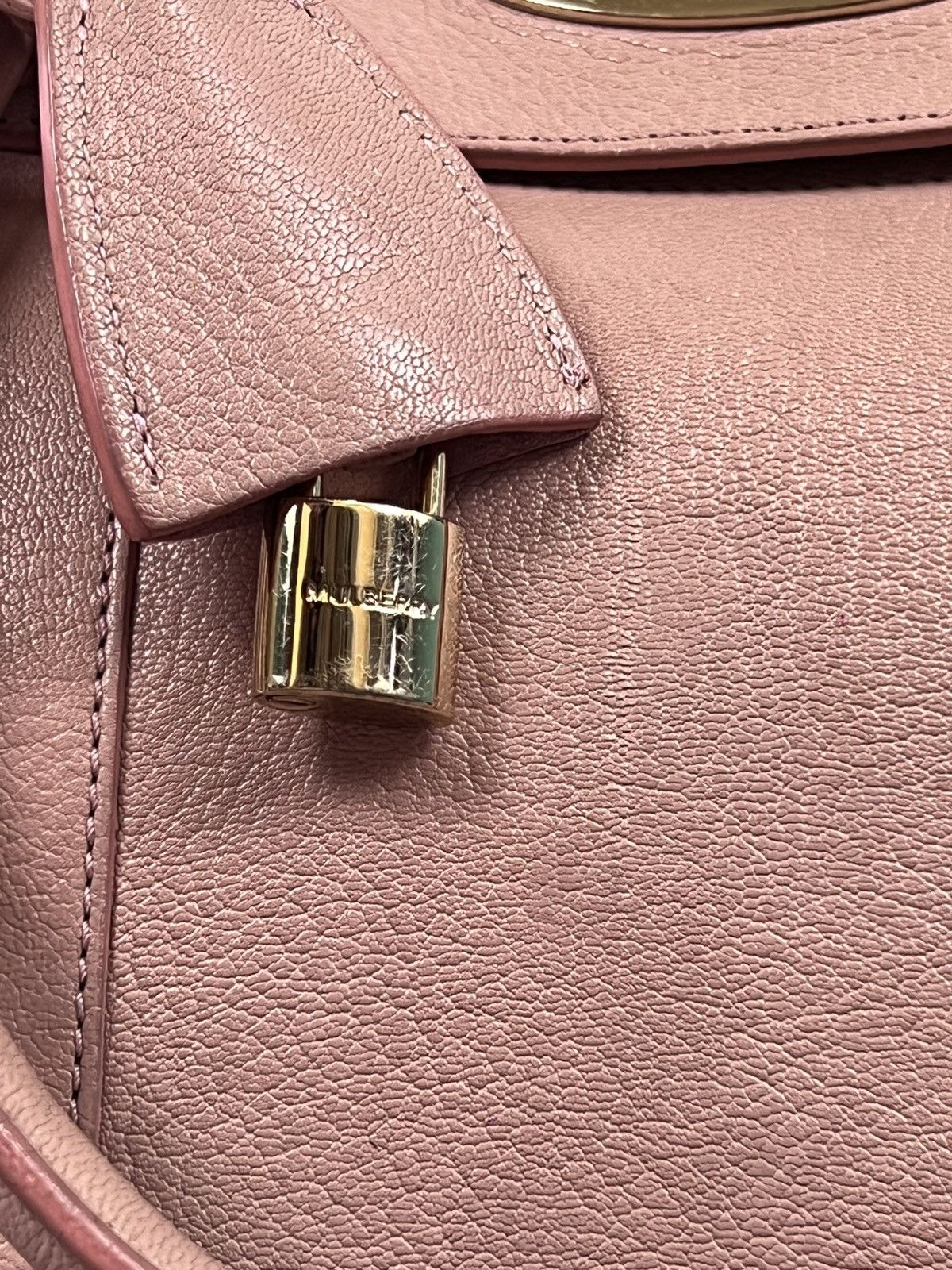 Mulberry Mulberry Bayswater Pink Leather Top Handle Bag –Made England Size ONE SIZE - 6 Thumbnail