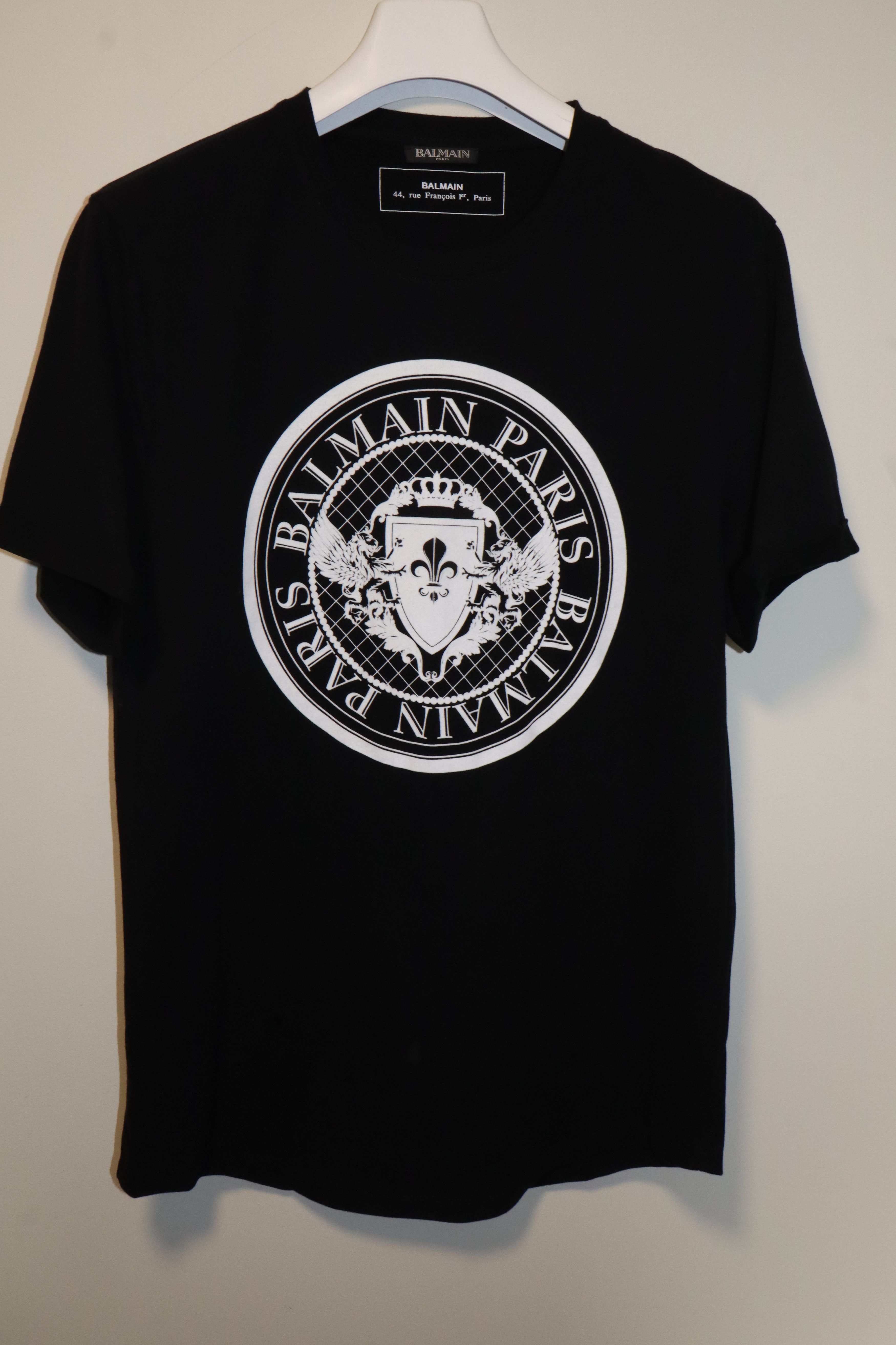 Balmain Flock print t-shirt Size US S / EU 44-46 / 1 - 7 Thumbnail