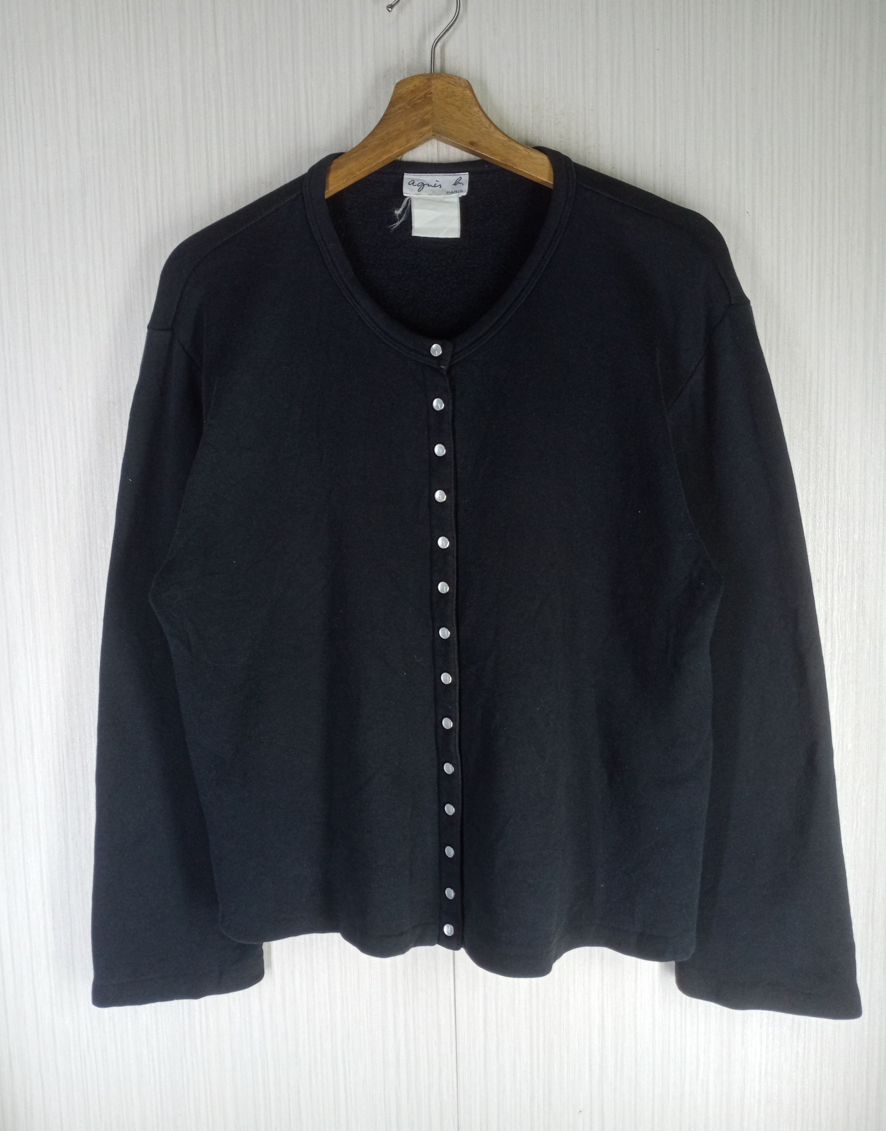 agnes b. Agnes B. homme Paris Snap Button Sweater Cardigan Size US M / EU 48-50 / 2 - 1 Thumbnail