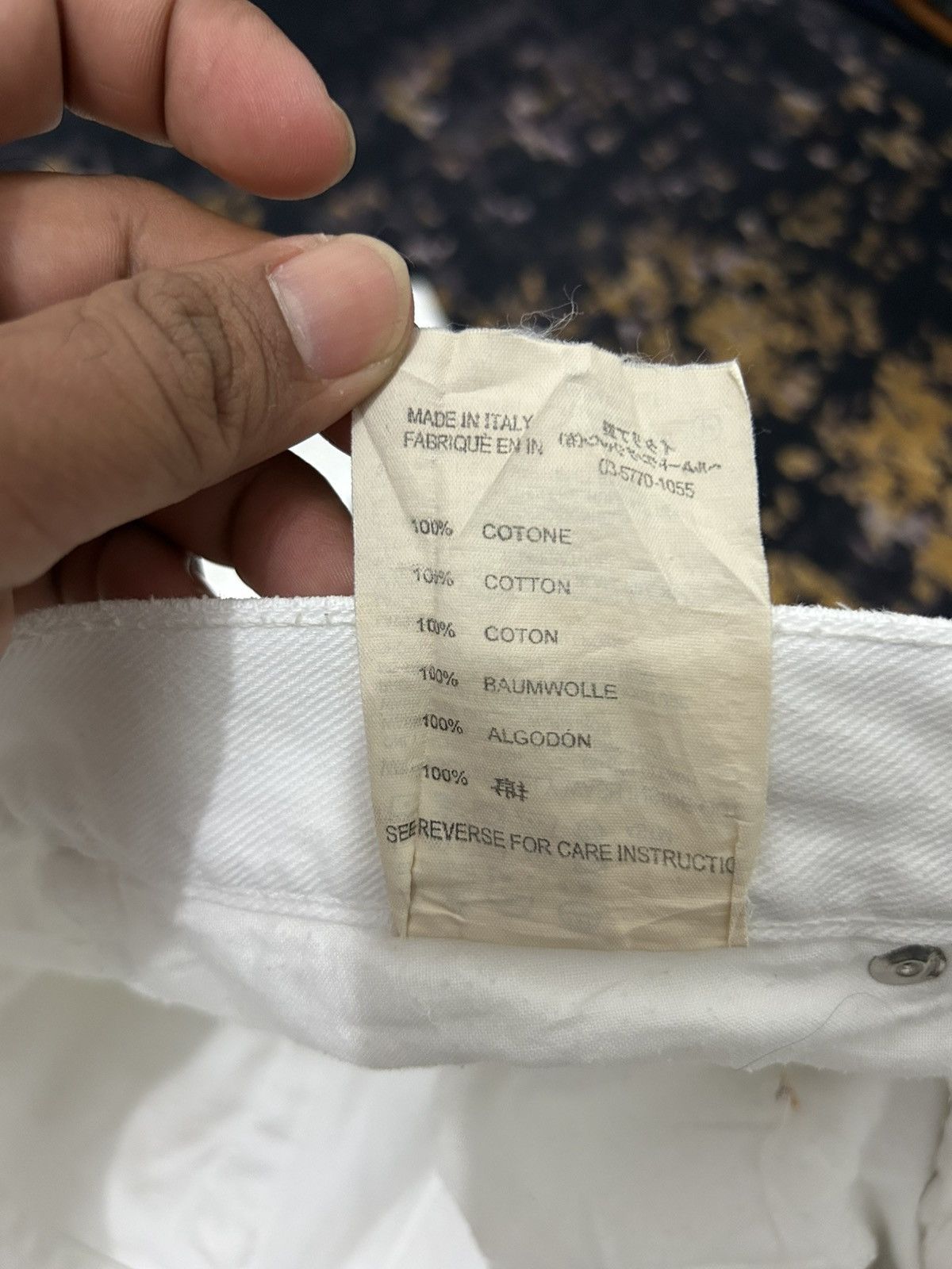 Helmut Lang Helmut Lang White Vintage Broken Denim Size US 32 / EU 48 - 17 Thumbnail