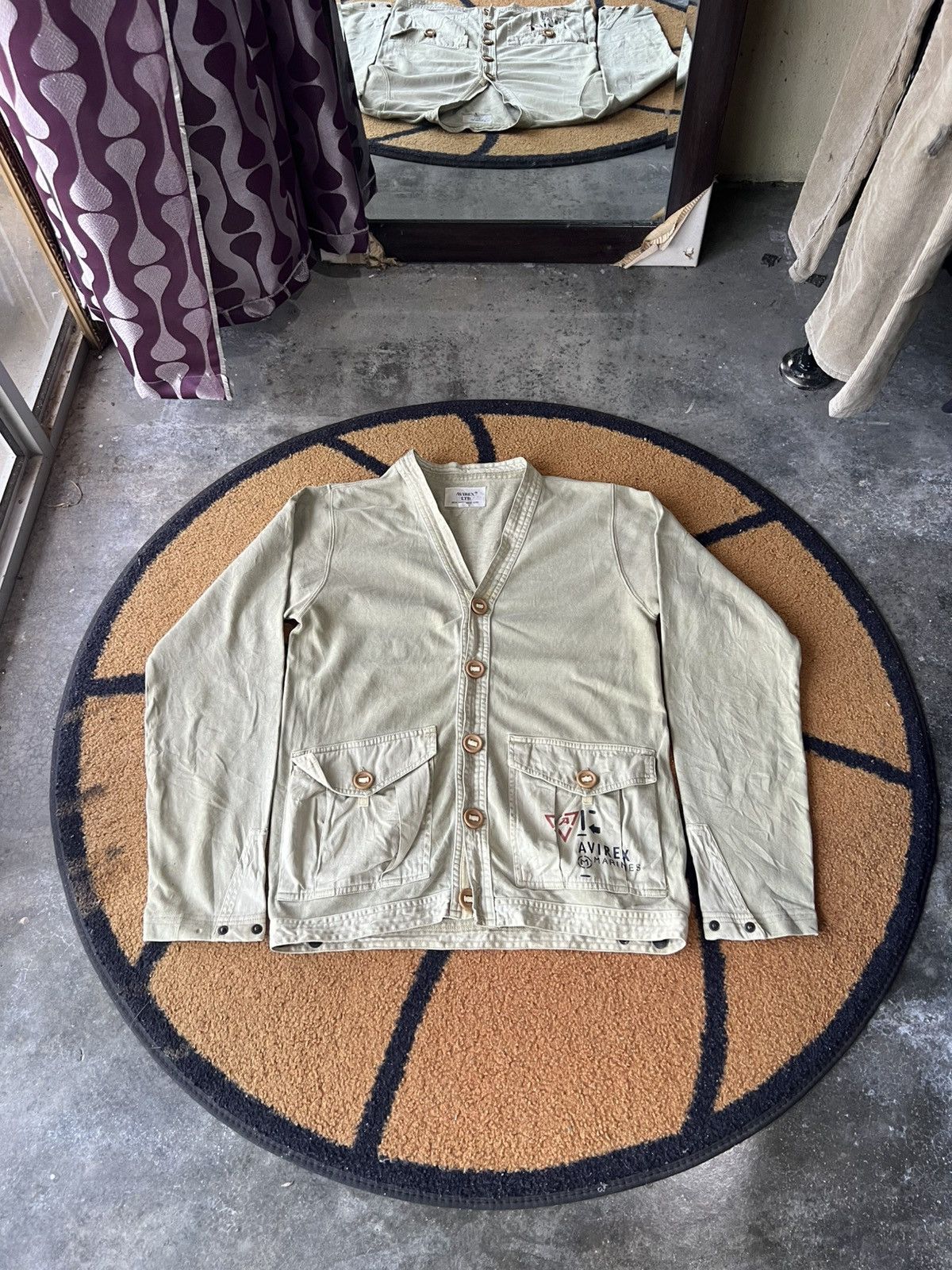 Avirex 🔥Vintage Avirex Marine Button Cardigan Size US XS / EU 42 / 0 - 2 Thumbnail