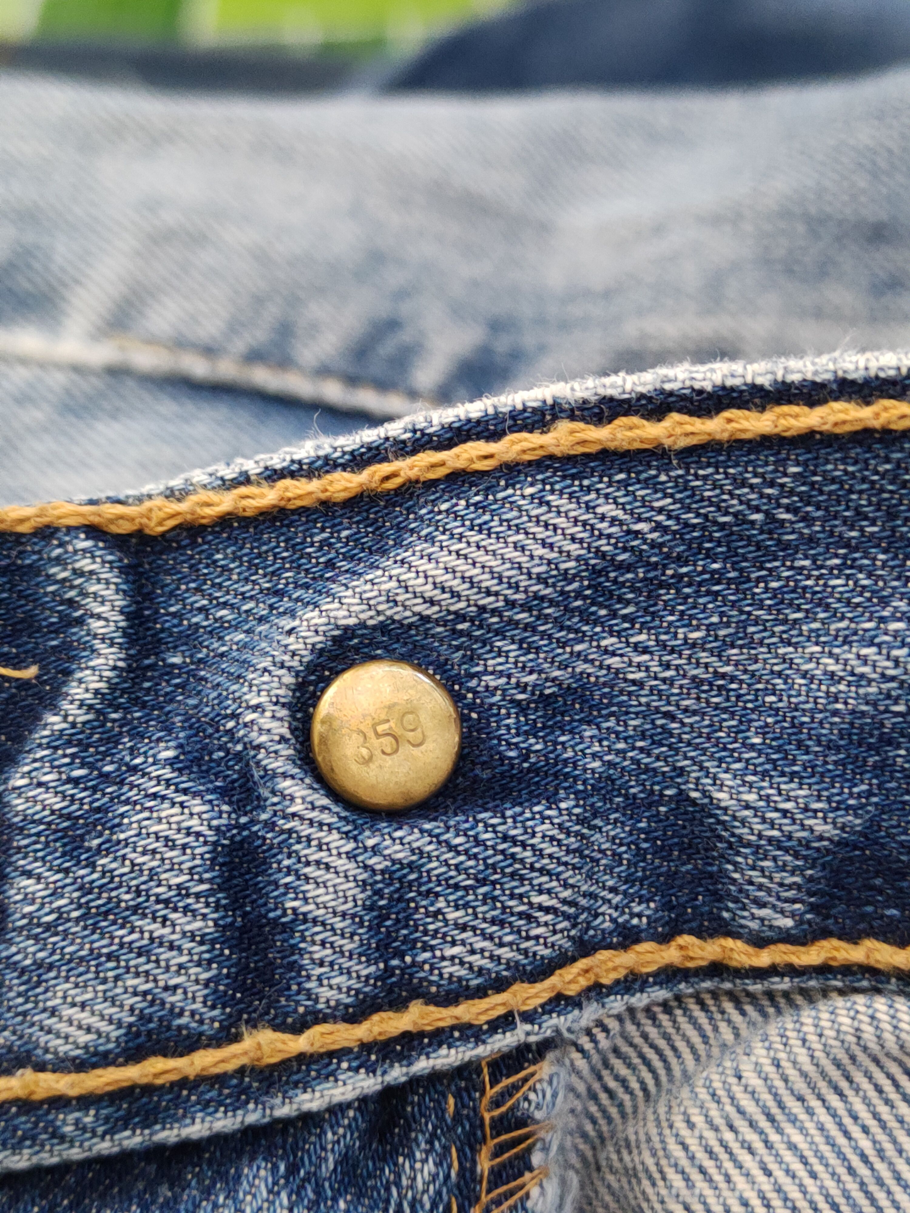Levi's 501 Levis Blue Distressed Ripped denim Jeans #W1595 Size US 32 / EU 48 - 15 Thumbnail
