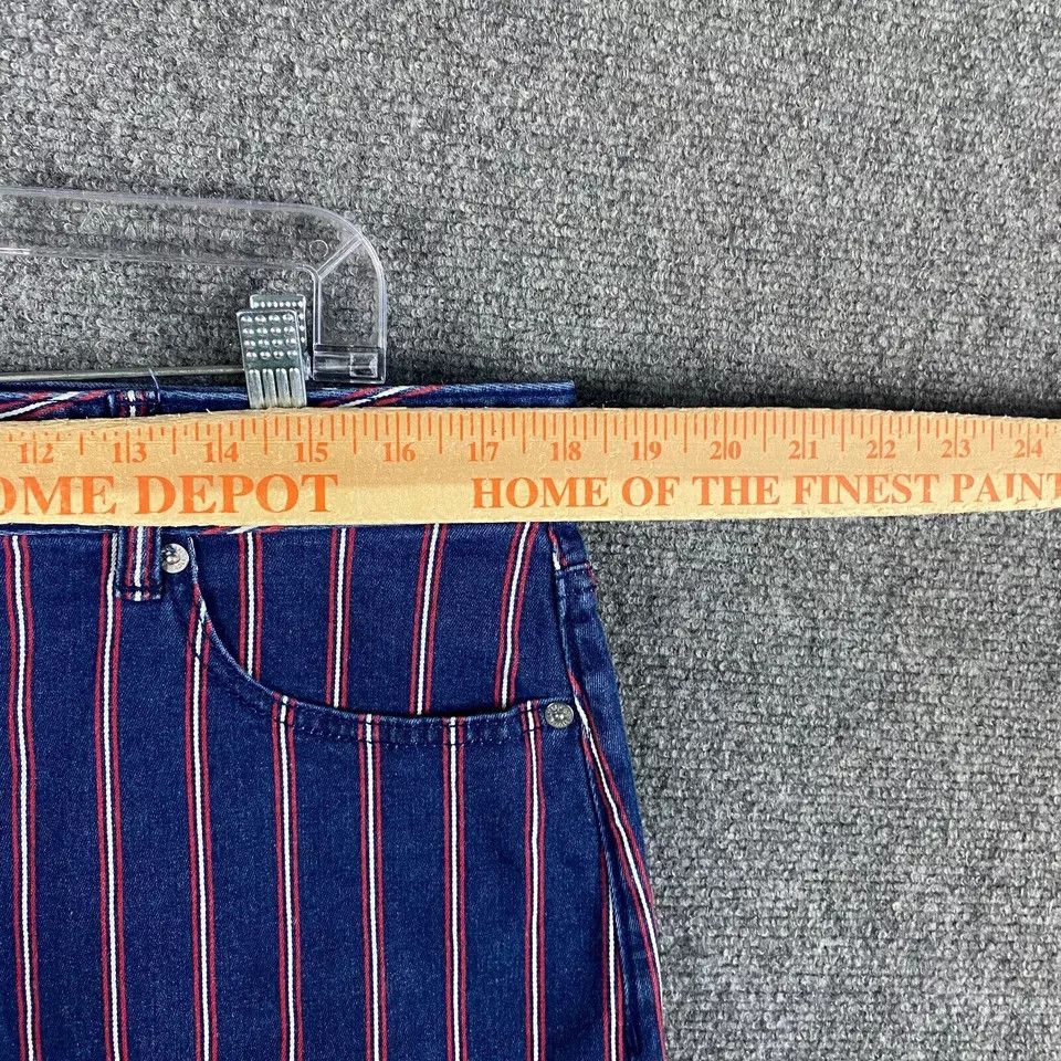 American Eagle Outfitters American Eagle Skirt Women's 16 Regular Hi-Rise Mini Striped Size 38" / US 16 / IT 52 - 2 Thumbnail