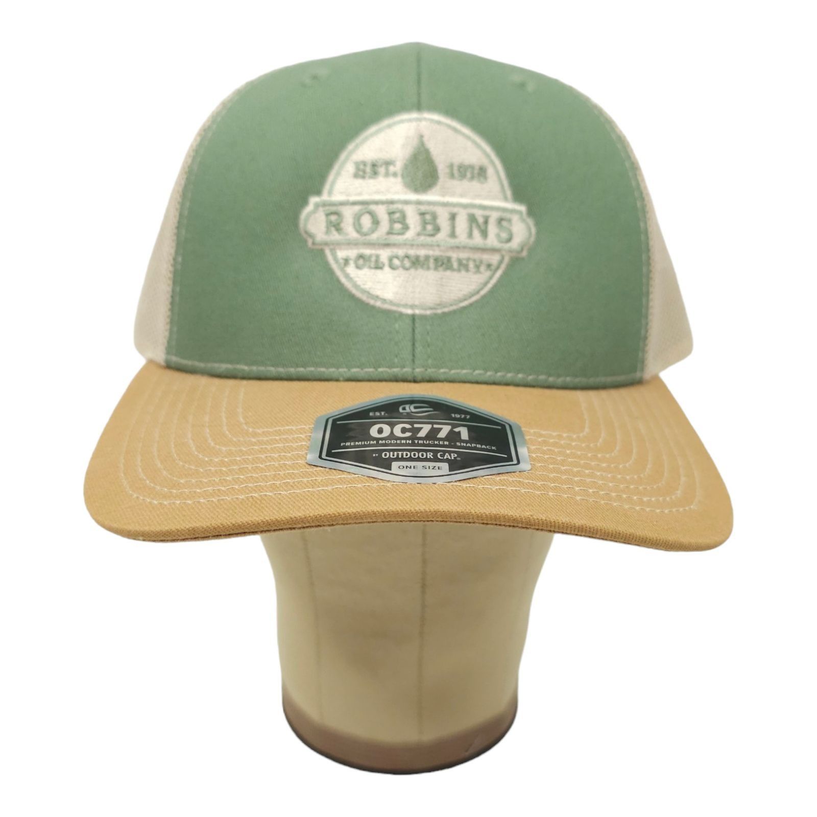 Other Robbins Oil Company Embroidered Logo Mesh Snapback Cap Hat Size ONE SIZE - 9 Thumbnail