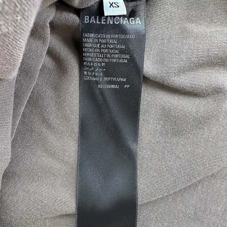 Balenciaga Balenciaga Ripped Logo Print Short Sleeve T-Shirt Size US XS / EU 42 / 0 - 4 Thumbnail