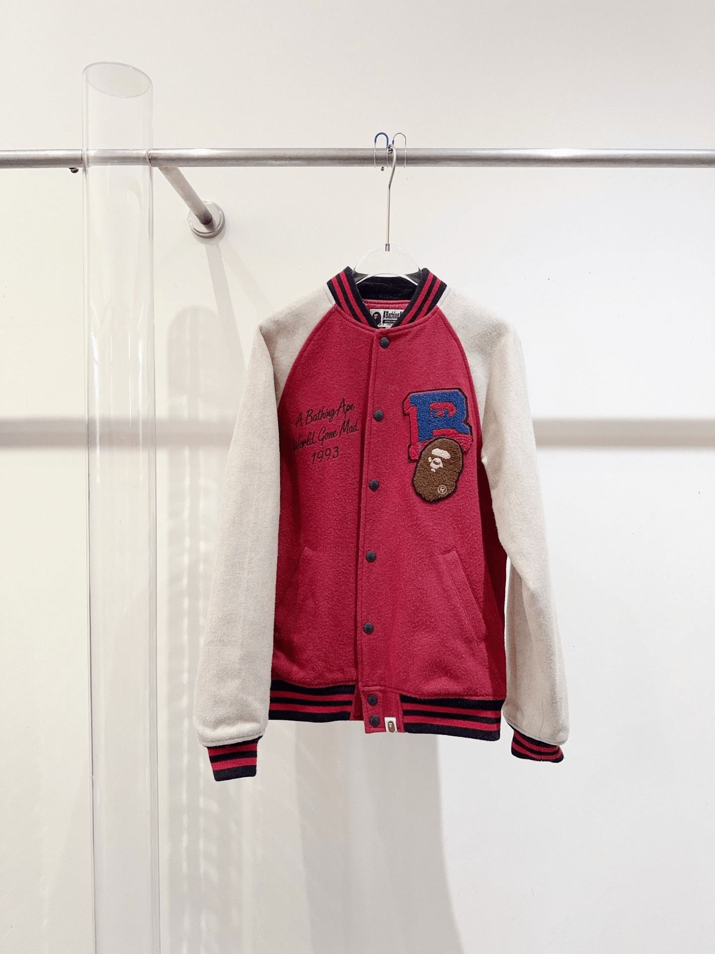 Bape Bape Padded Baseball Jacket Size US S / EU 44-46 / 1 - 1 Thumbnail