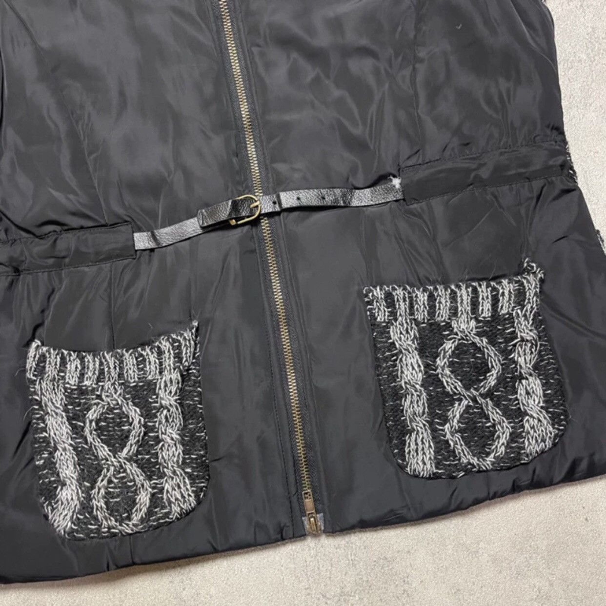 KMRii 2000s Cooperate Vest Sherpa Faux Fur Jacket Size US L / EU 52-54 / 3 - 4 Thumbnail