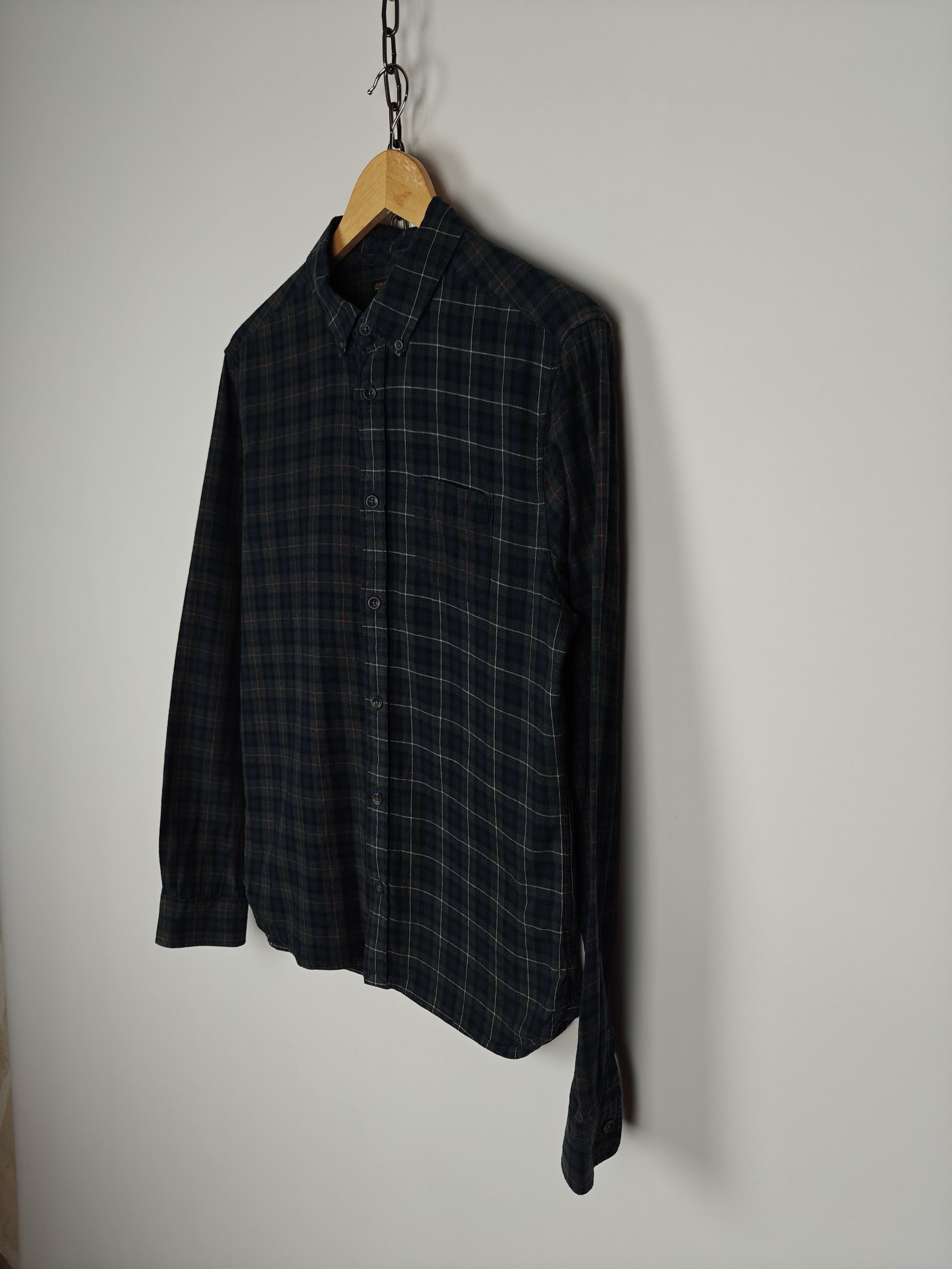 Allsaints Allsaints Mens Flannel Plaid Darby Long Sleeve Shirt size S Size US S / EU 44-46 / 1 - 5 Thumbnail