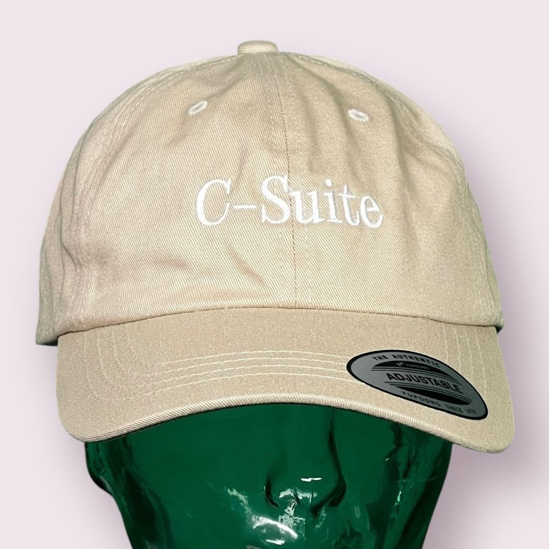 Yupong The Classics C-Suite Strapback Cap Hat Khaki NWOT Yupoong Size ONE SIZE - 1 Thumbnail