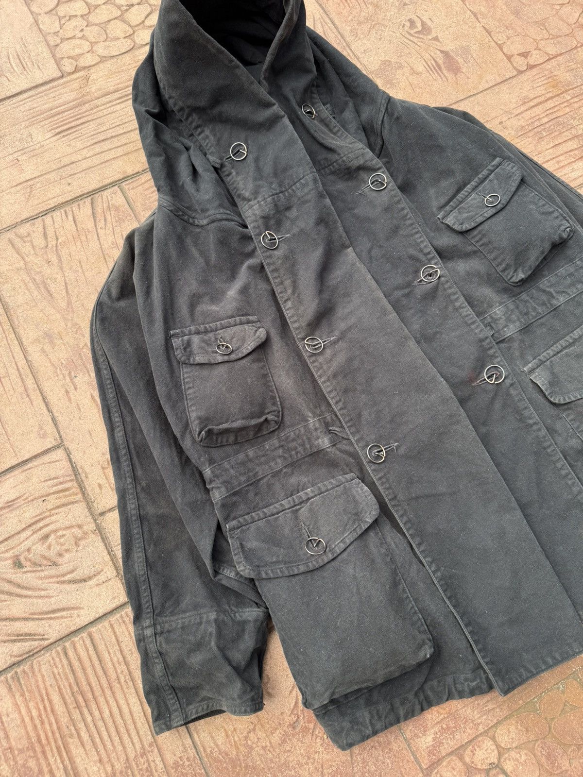 Kapital 🔥GRAIL🔥 RARE VTG KAPITAL KATSURAGI MILITAR RINGCOAT JACKET Size US L / EU 52-54 / 3 - 7 Thumbnail