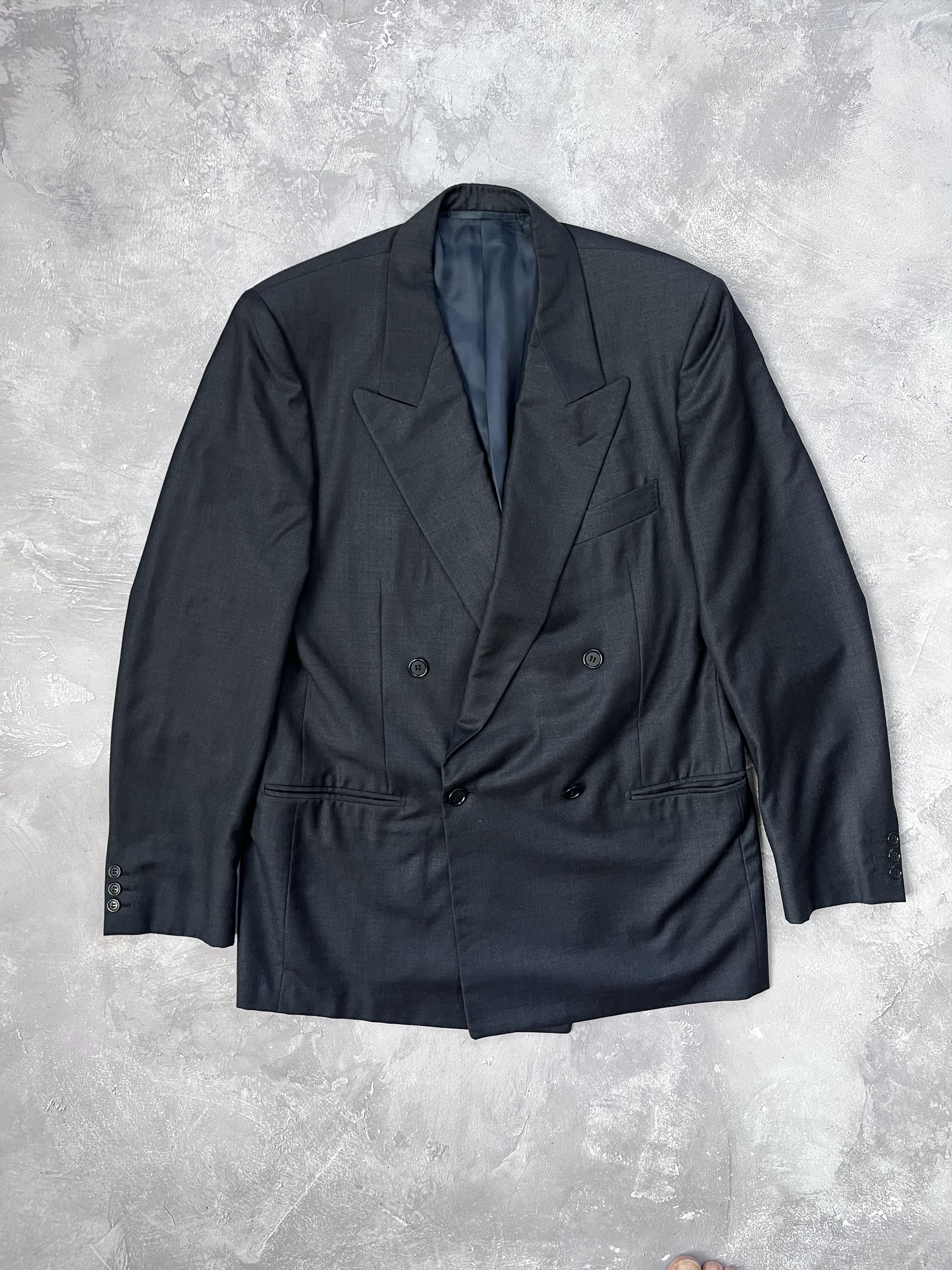 Pal Zileri Pal Zileri Ing Loro Piana Virgin Wool Suit Double Breast Size 50R - 3 Thumbnail