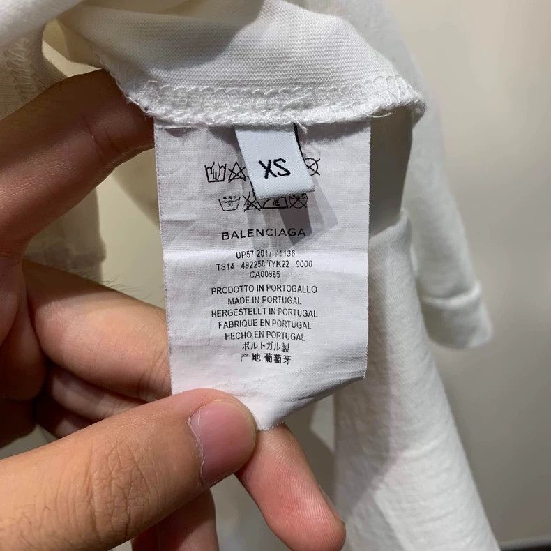 Balenciaga Balenciaga Printed Logo Short-Sleeve T-Shirt Size US XS / EU 42 / 0 - 5 Thumbnail