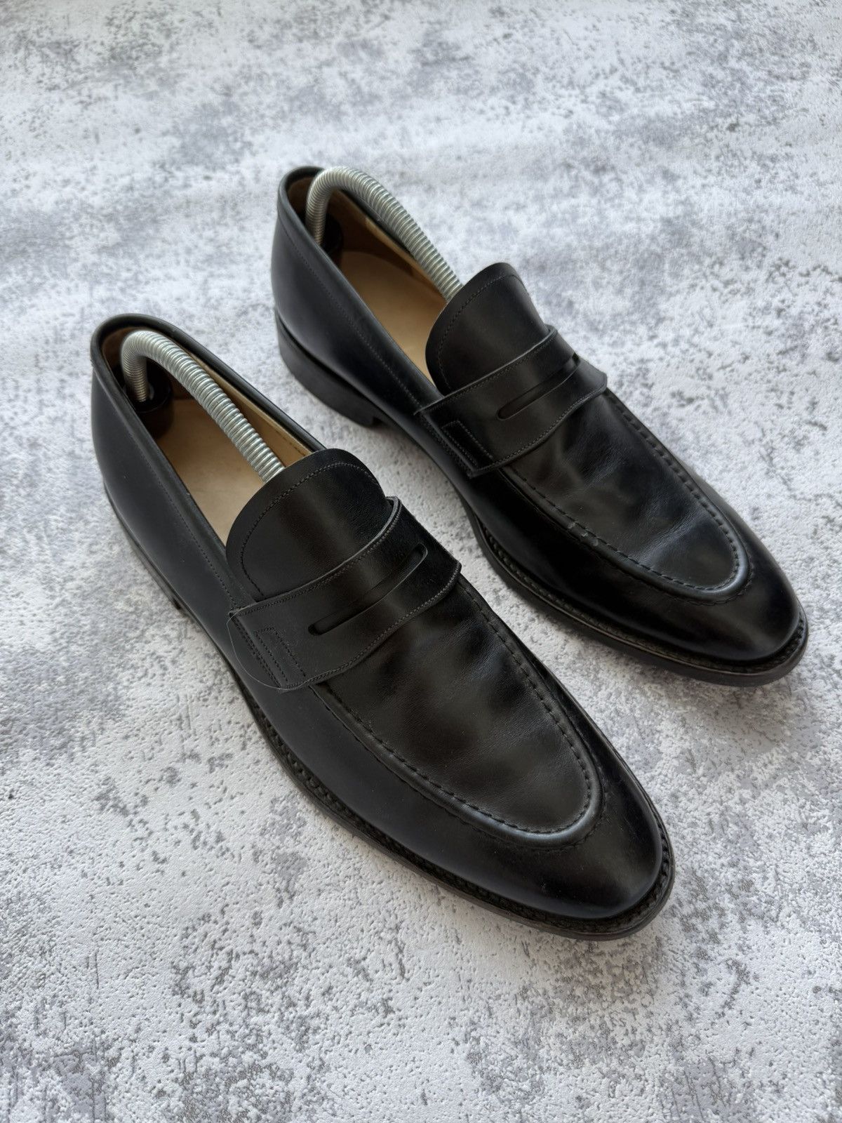 Bally Bally Switzerland Leather Black Loafers Size EU 8 , US 9 Size US 9 / EU 42 - 2 Thumbnail