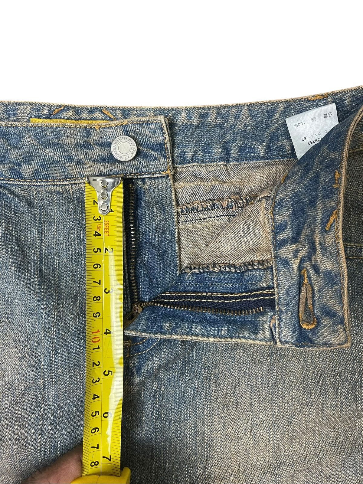 Japanese Brand Vintage Genuine Mini Skirt Six Pocket Streetwear Size 30" / US 8 / IT 44 - 8 Thumbnail