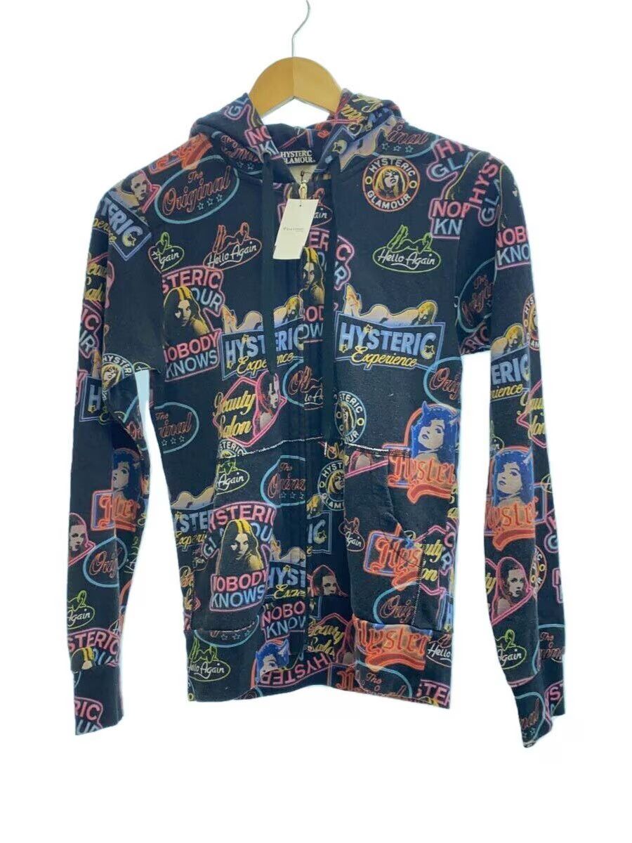 Hysteric Glamour Destroy All Monsters Patchwork Logo Zip Hoodie