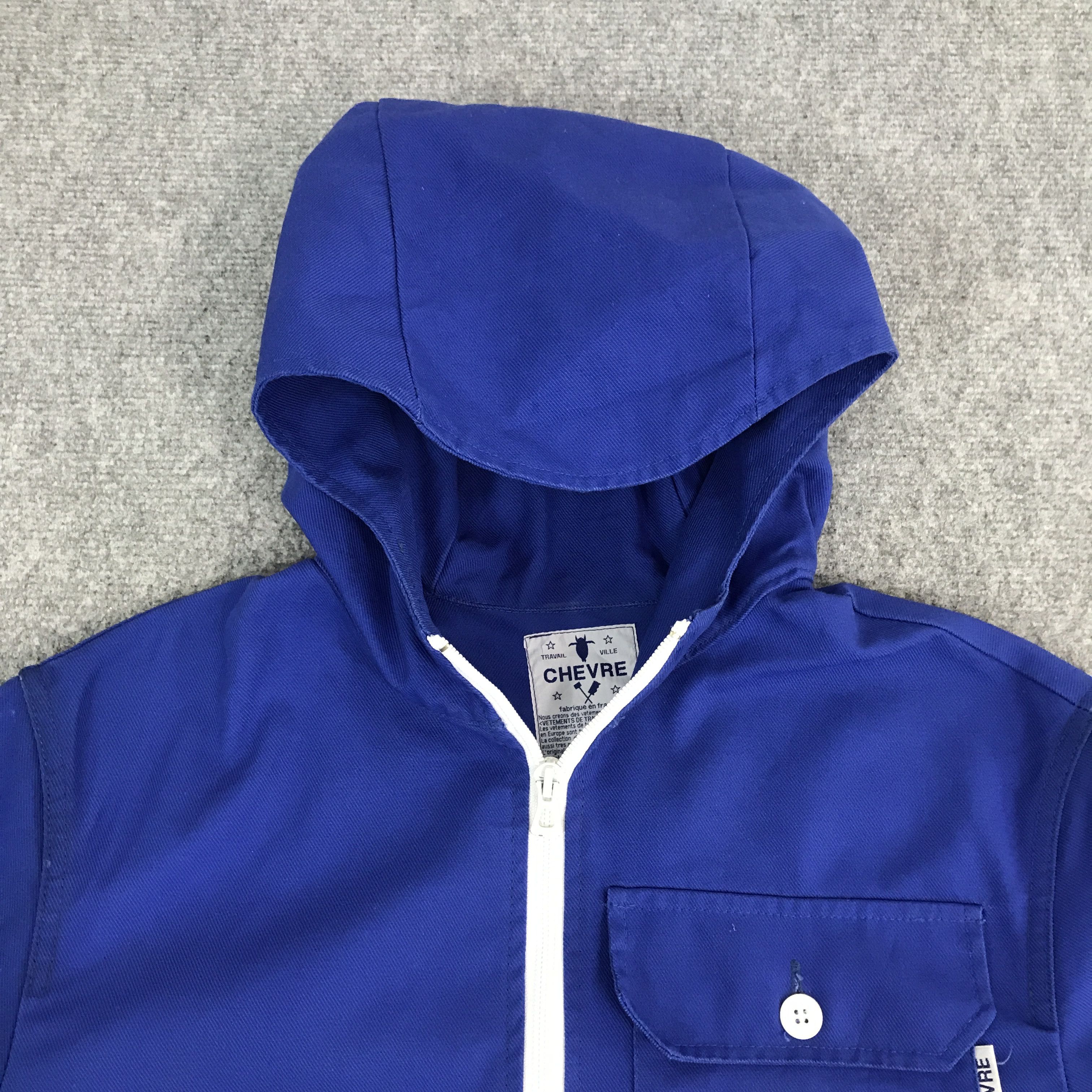 Designer Rare Chevre Zipper Jacket Hoodie Size US M / EU 48-50 / 2 - 8 Thumbnail