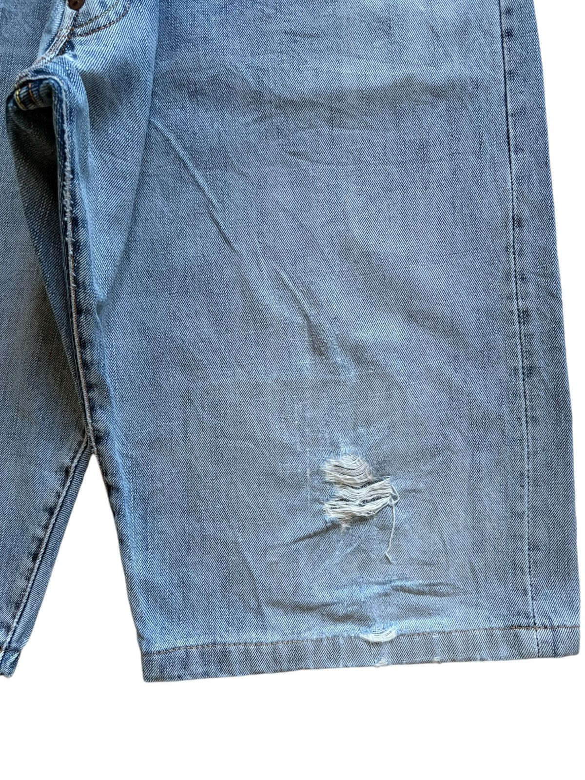 Evisu × Japanese Brand Vintage Japanese Evisu Seagulls Blue Wash Jean Shorts Size US 33 - 10 Thumbnail