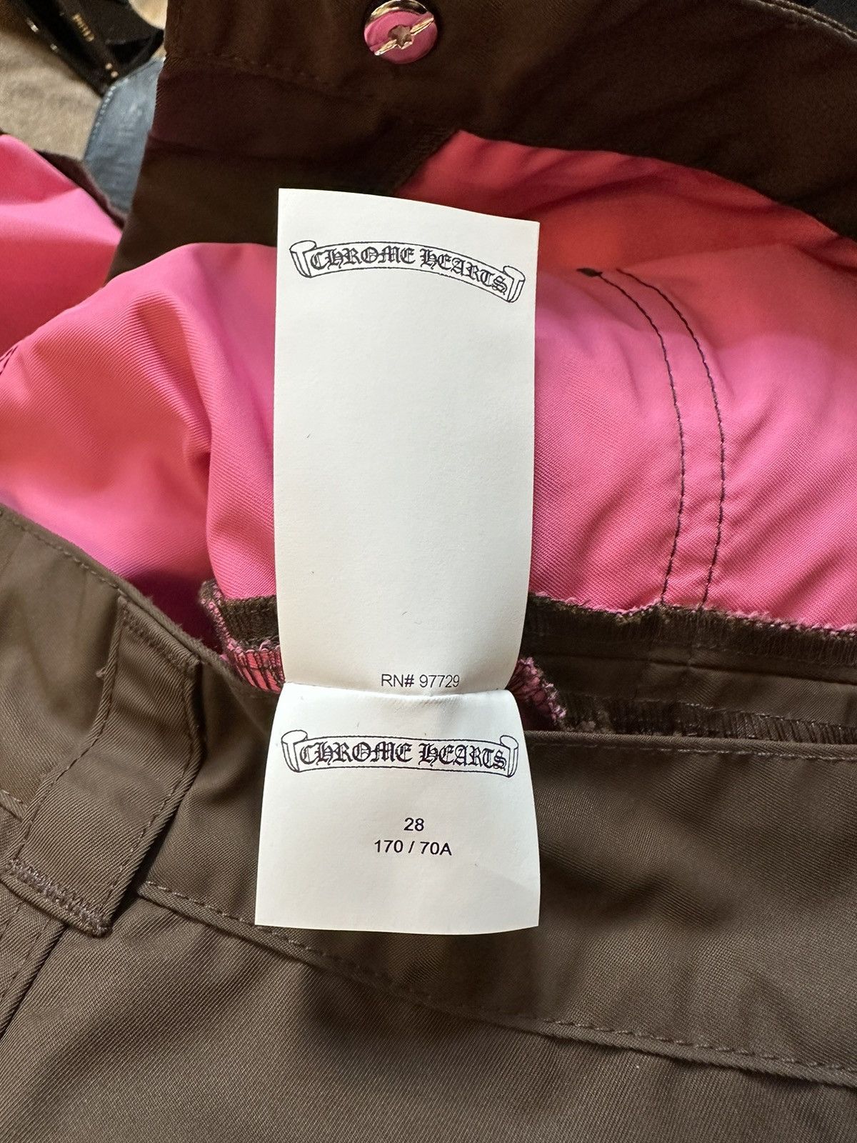 Chrome Hearts CHROME HEARTS PINK PATCHED MINI SKIRT Size 28" / US 6 / IT 42 - 8 Thumbnail