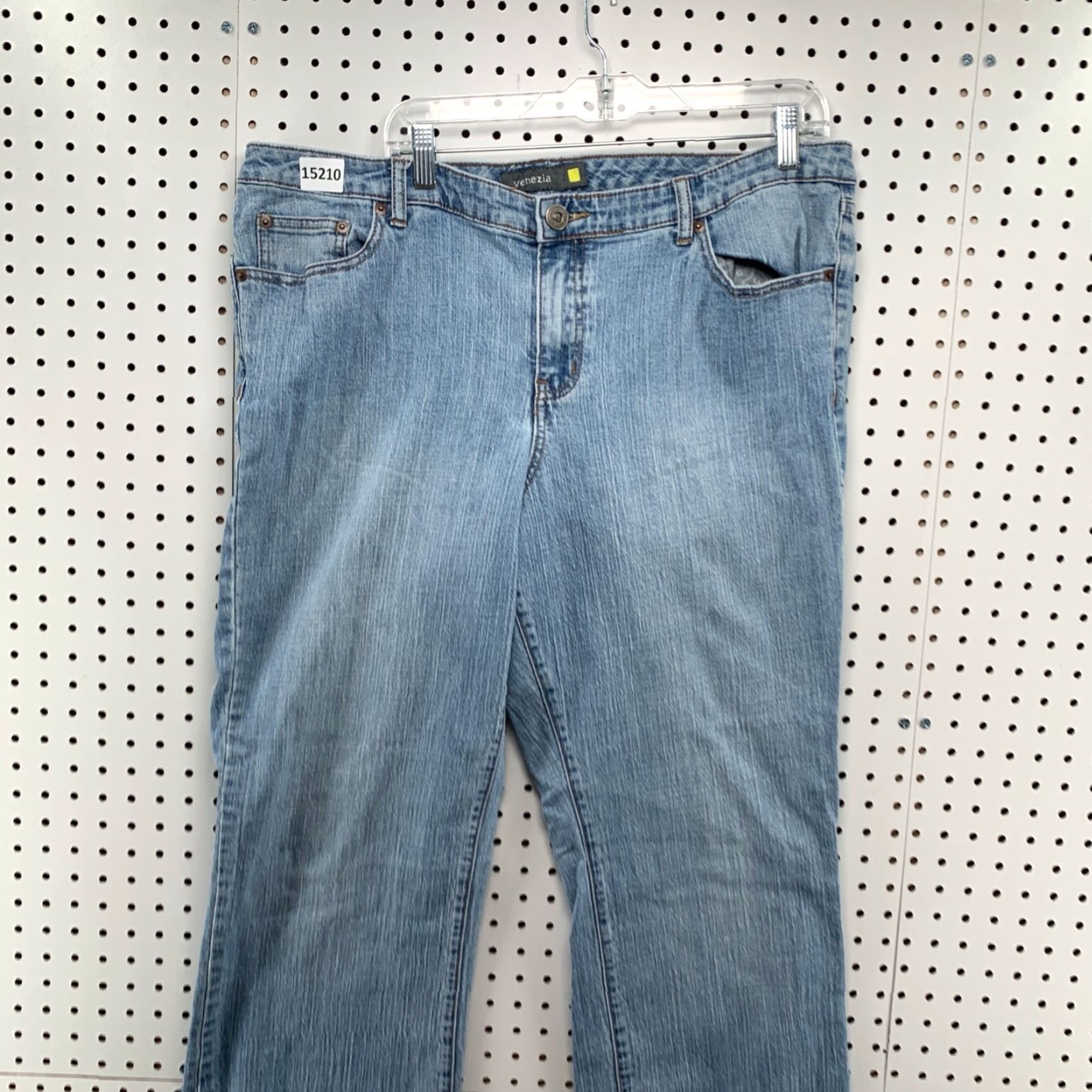Denime Venezia Women's Plus Size 5 w40 Blue Denim Stretch Bootcut Jeans Shirt? Size 27" / US 4 / IT 40 - 2 Thumbnail