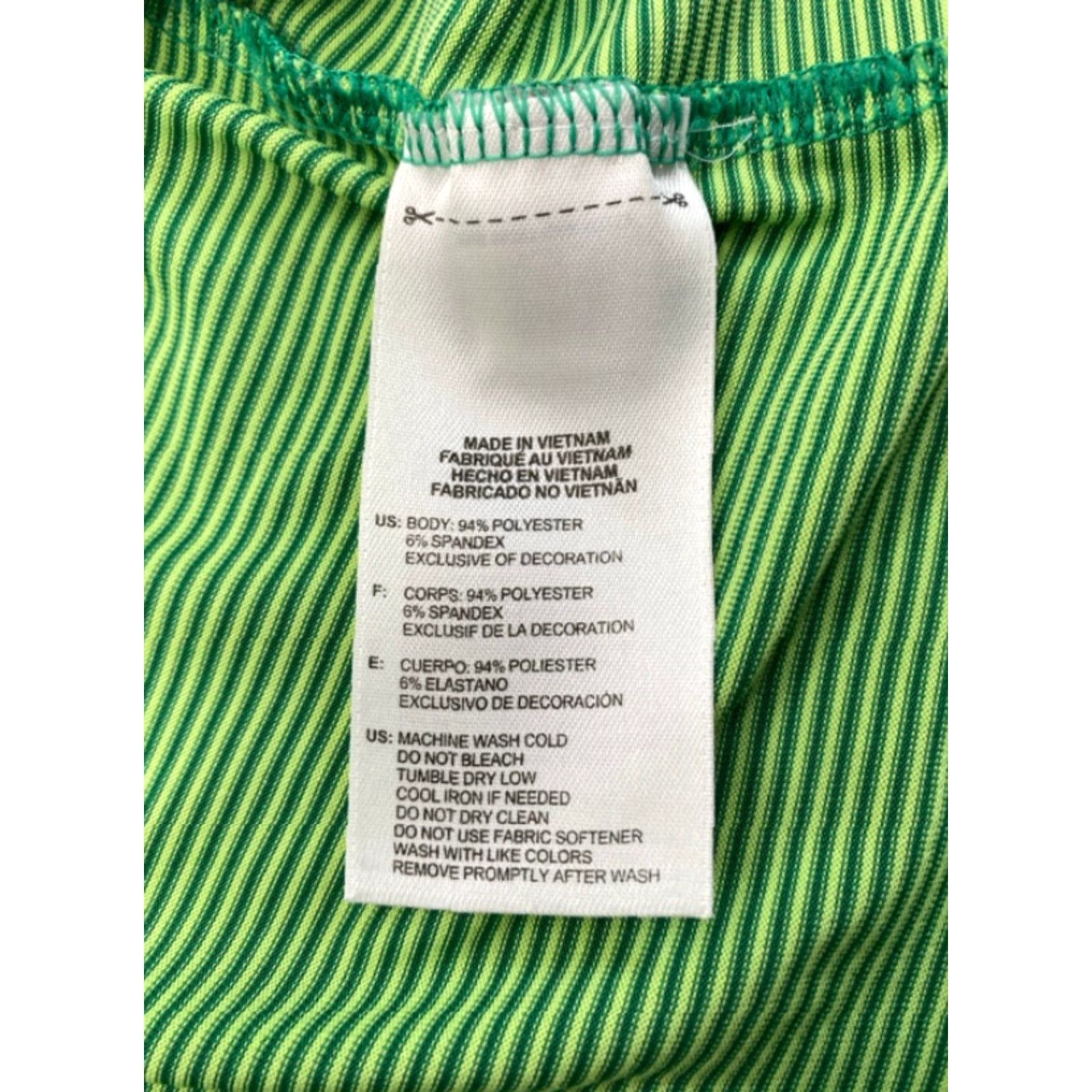 Adidas Adidas Climacool Short Sleeve Polo Shirt Mens Large Green Striped 5849 Size US L / EU 52-54 / 3 - 5 Thumbnail