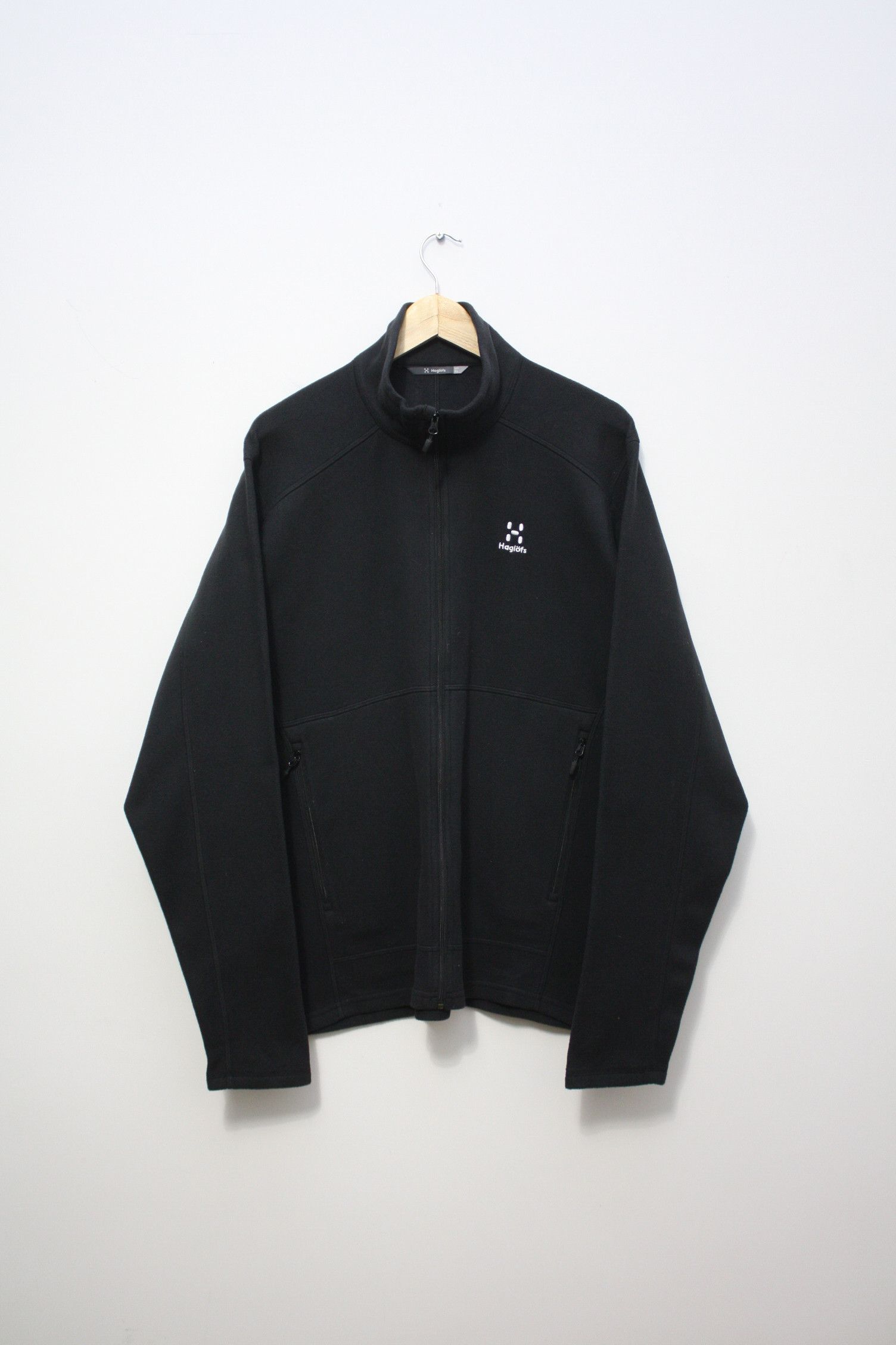 Haglofs Haglofs Zip-Up Black Fleece Jacket Men's XL Size US XL / EU 56 / 4 - 2 Thumbnail