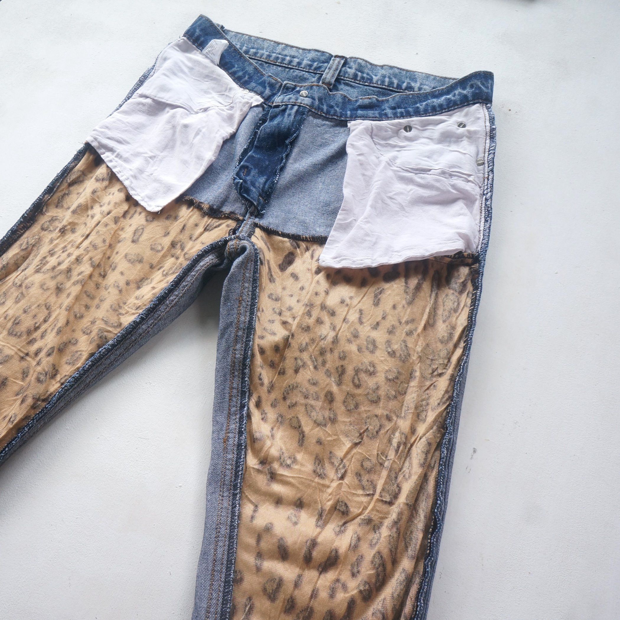 Joyrich Joyrich Ripped Jeans with Leopard Patched Size 31" - 9 Thumbnail