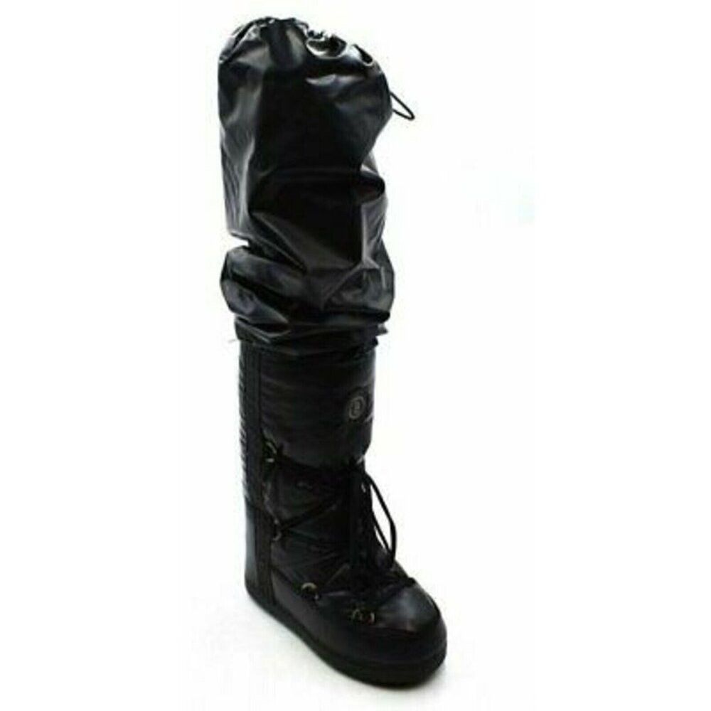 image of Bogner Cervinia 44 Signature Logo Moon Boots M 7 7.5 Black, Women's