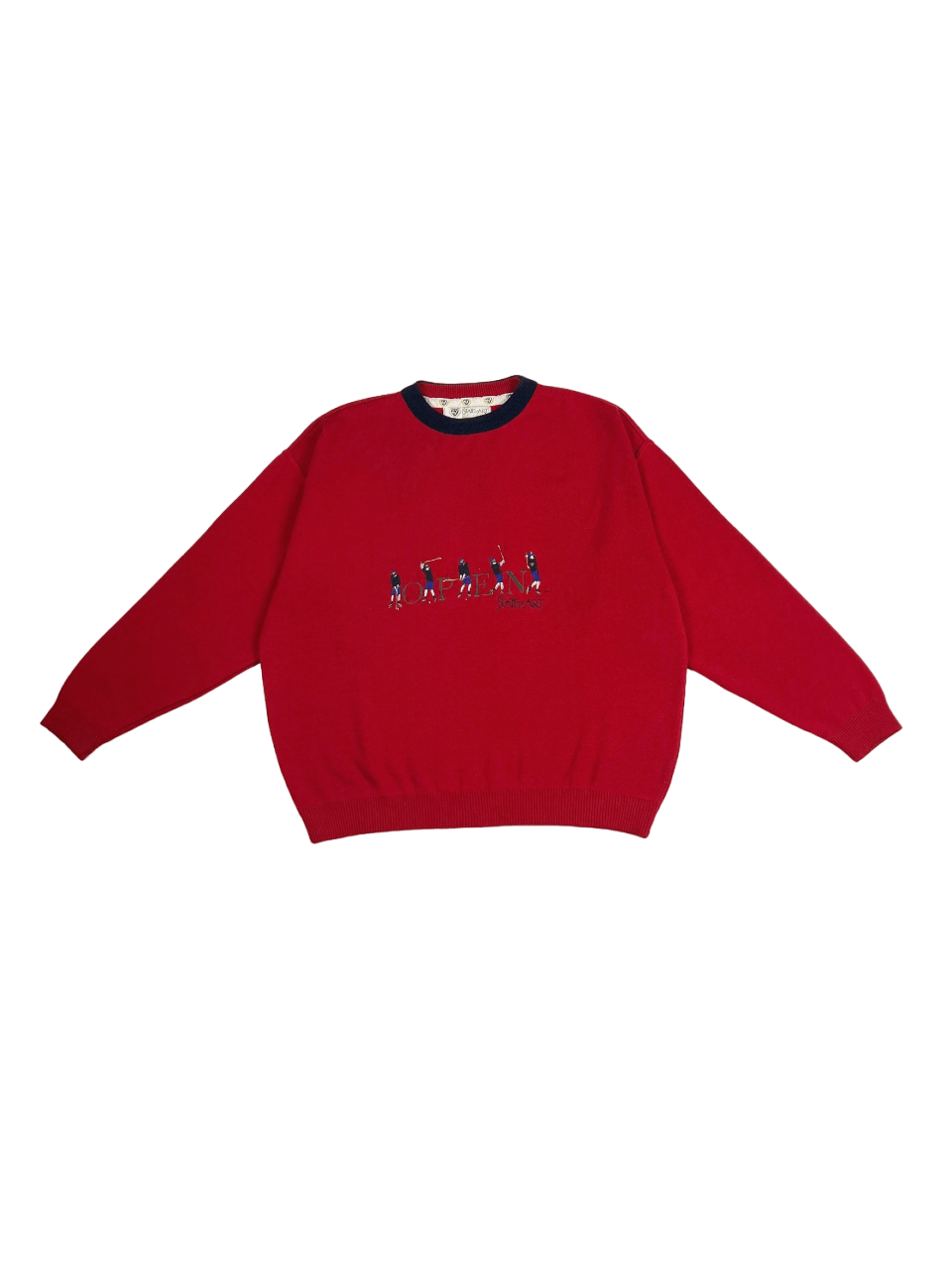 image of Vintage Sweater State Of Art XL in Red, Men's