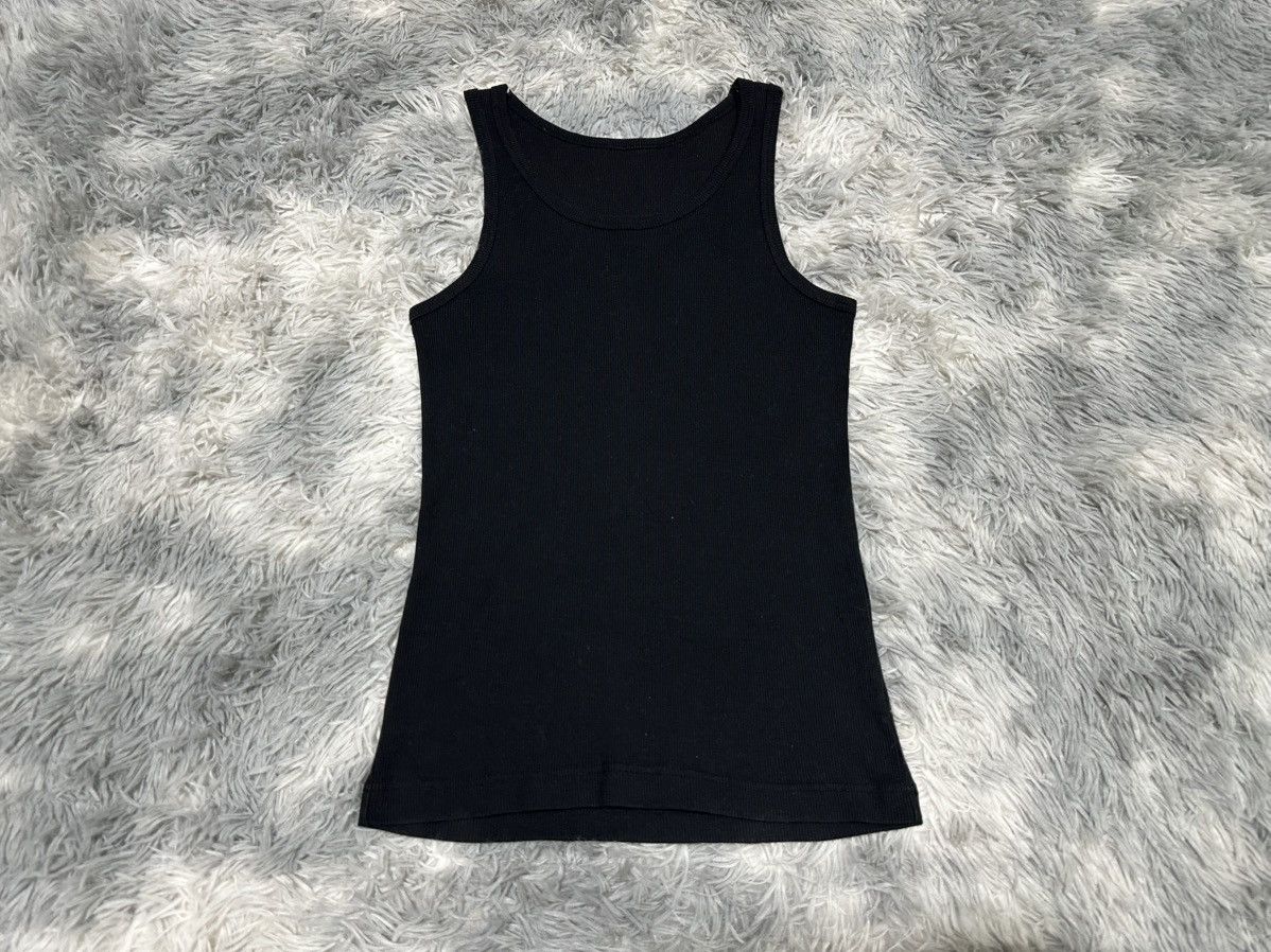 Uniqlo 🔥Y2K Vibe Uniqlo Ribbed Tank Top Black Size US S / EU 44-46 / 1 - 1 Thumbnail