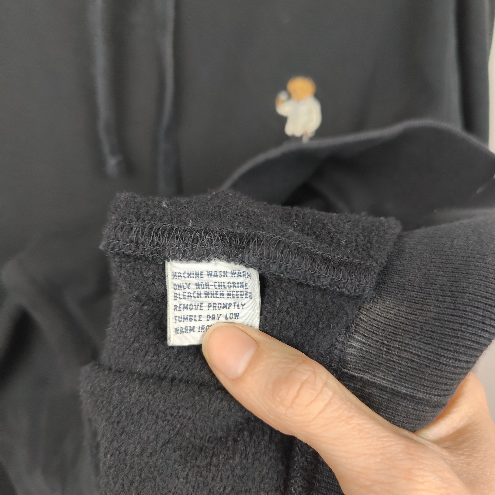 Polo Ralph Lauren Polo Ralph Lauren Tuxedo Bear Hoodie Mens Medium Black Size US M / EU 48-50 / 2 - 7 Thumbnail