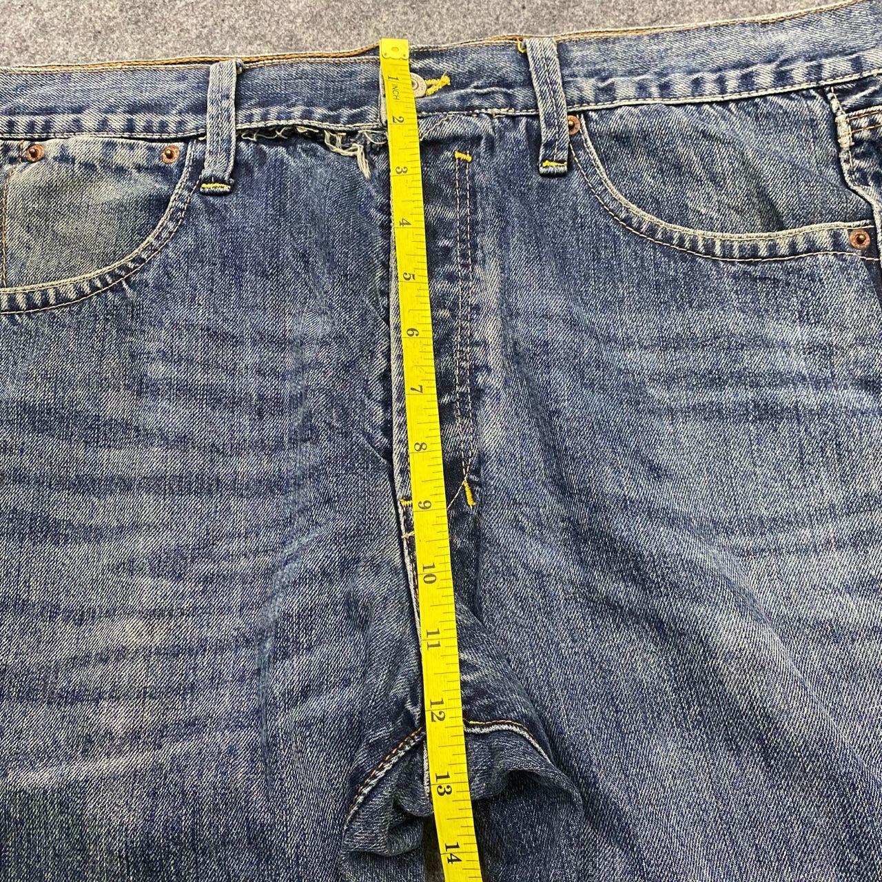 Levi's Vintage Levis Distressed Denim Kurt Cobain Style Size US 37 - 5 Thumbnail