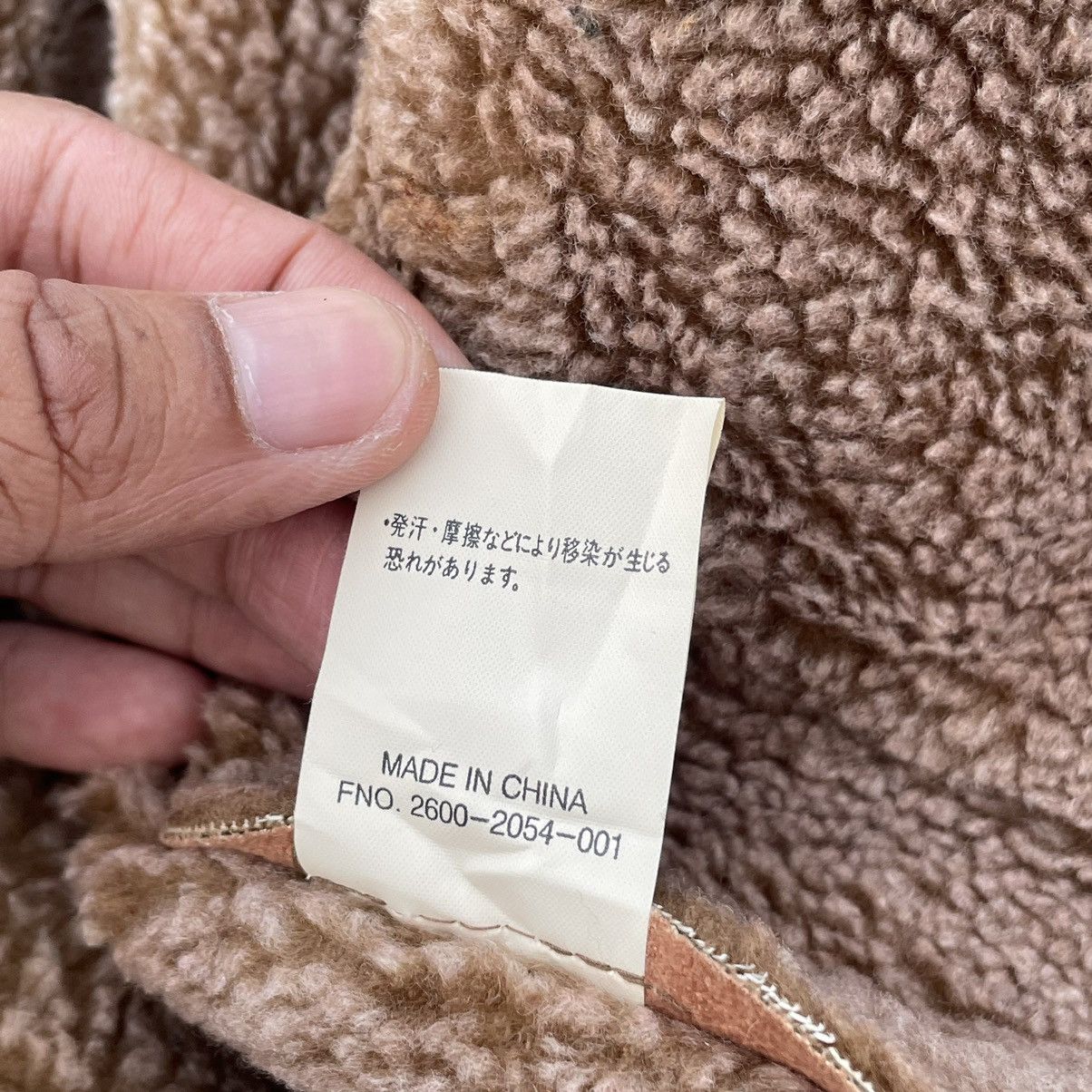 If Six Was Nine × Le Grande Bleu (L.G.B.) 🇯🇵 VINTAGE VILLAND SHEEPSKIN BUTTON UP FUR JACKET Size US L / EU 52-54 / 3 - 11 Thumbnail