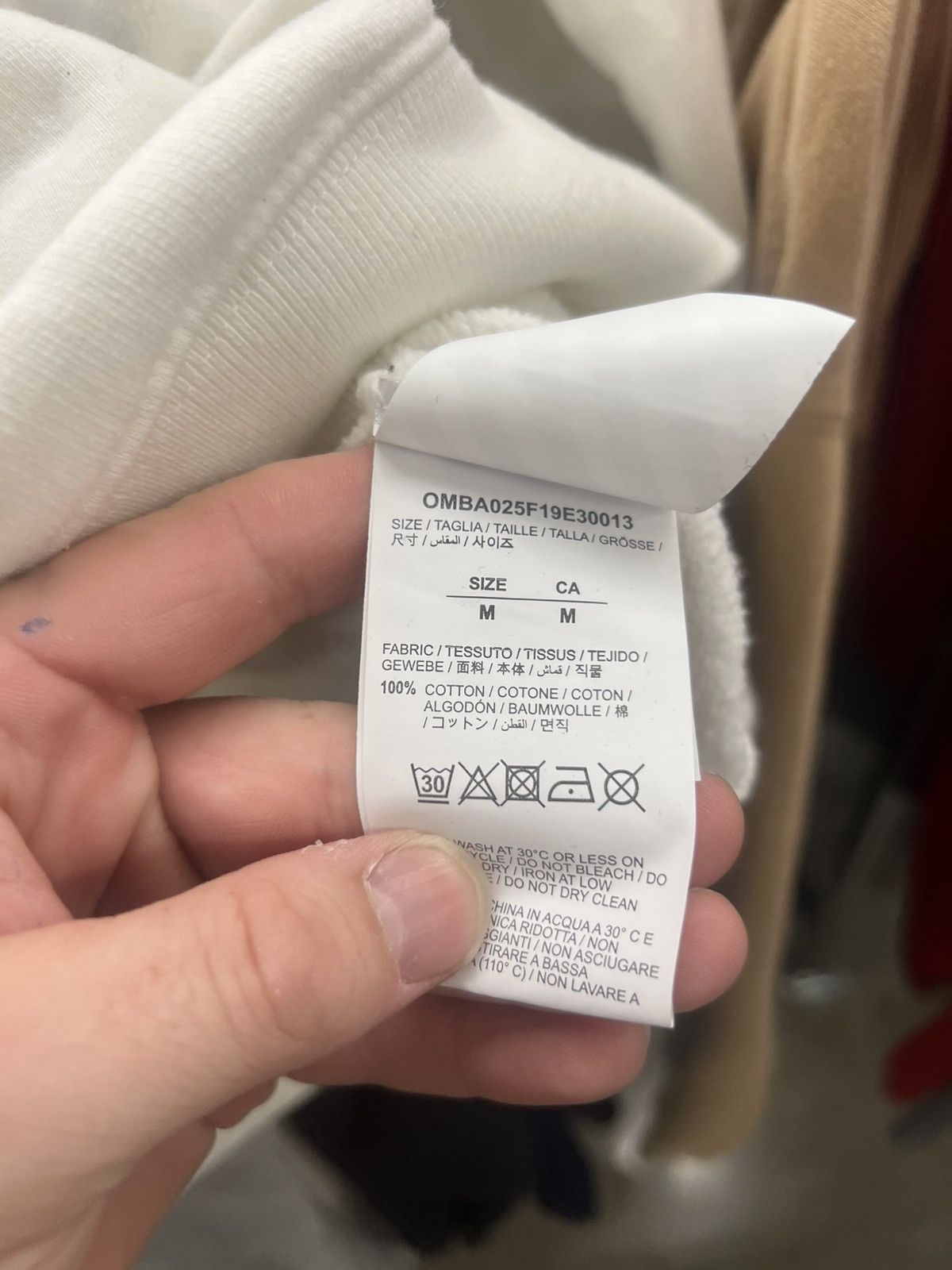 Off-White OFF-WHITE Off White Ruined Factory Crew Neck Sweatshirt Size US M / EU 48-50 / 2 - 4 Thumbnail