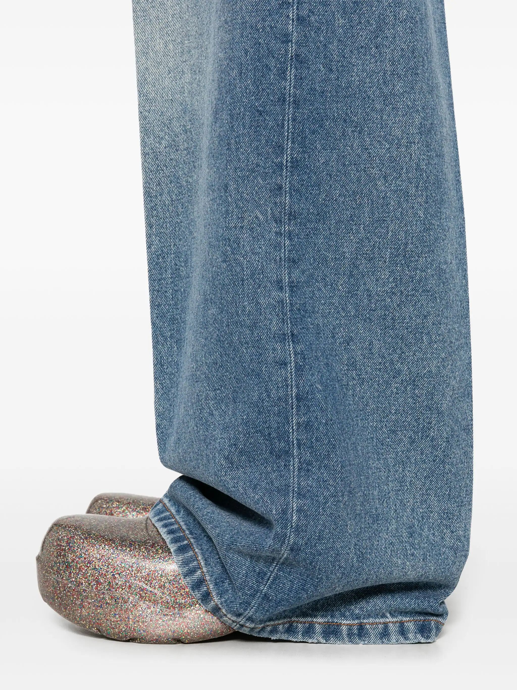 Stella McCartney o1s22i1n1024 Straight Fit Jeans in Blue Size 27" / US 4 / IT 40 - 5 Thumbnail