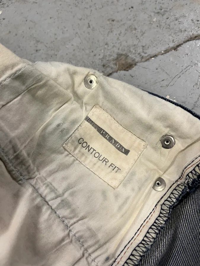 Designer × Prada × Vintage 2000s Prada Blue Faded Denim Jeans Size US 39 - 10 Thumbnail