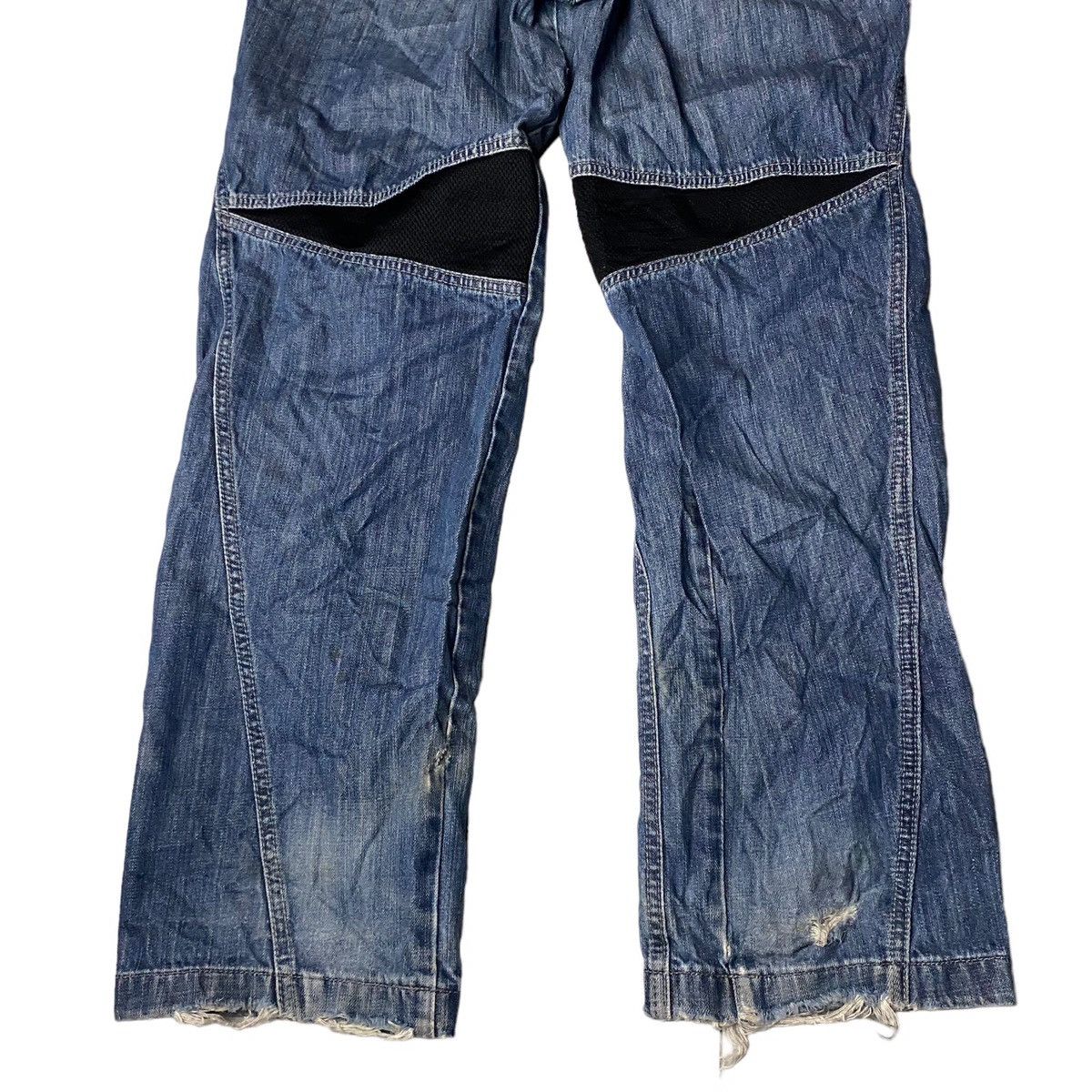 Hysteric Glamour Fubu Collection - Flared Double Knee Straight Cut Jeans Lgb Size US 34 / EU 50 - 15 Thumbnail
