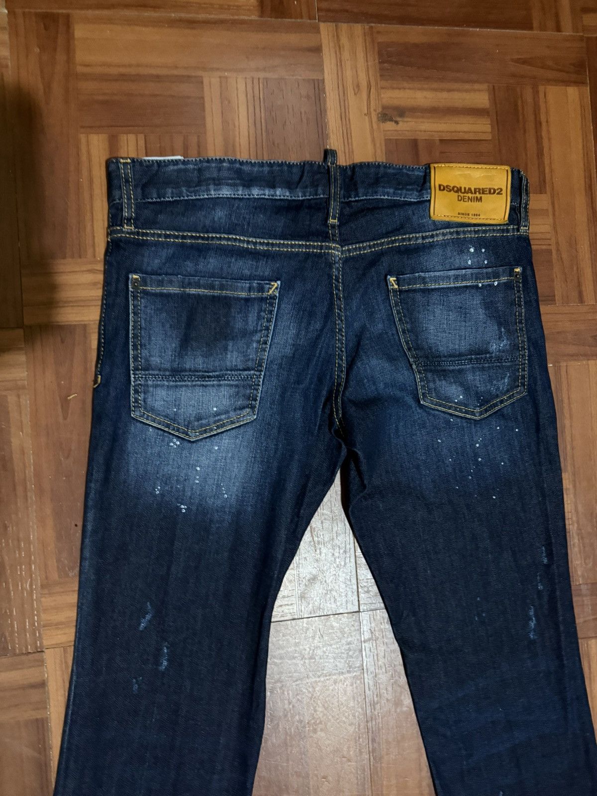 Designer × Dsquared2 DSquared2 Distressed Splattered jeans Size US 32 / EU 48 - 4 Thumbnail