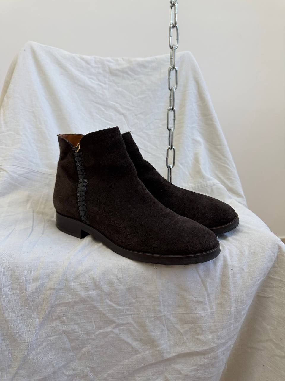 Vintage See By Chloé Vintage Men's Suede Classic Avant-Garde Boots Size US 9 / EU 42 - 3 Thumbnail