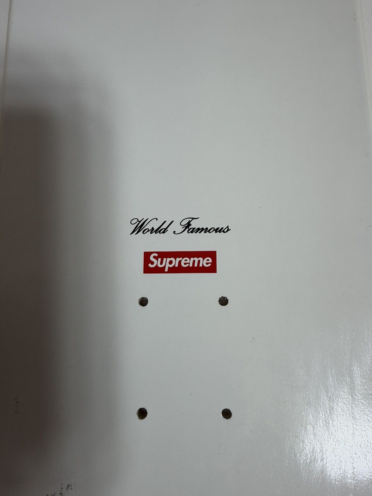 Supreme Supreme 20th Anniversary Deck Brand New Box Logo White Size ONE SIZE - 4 Thumbnail