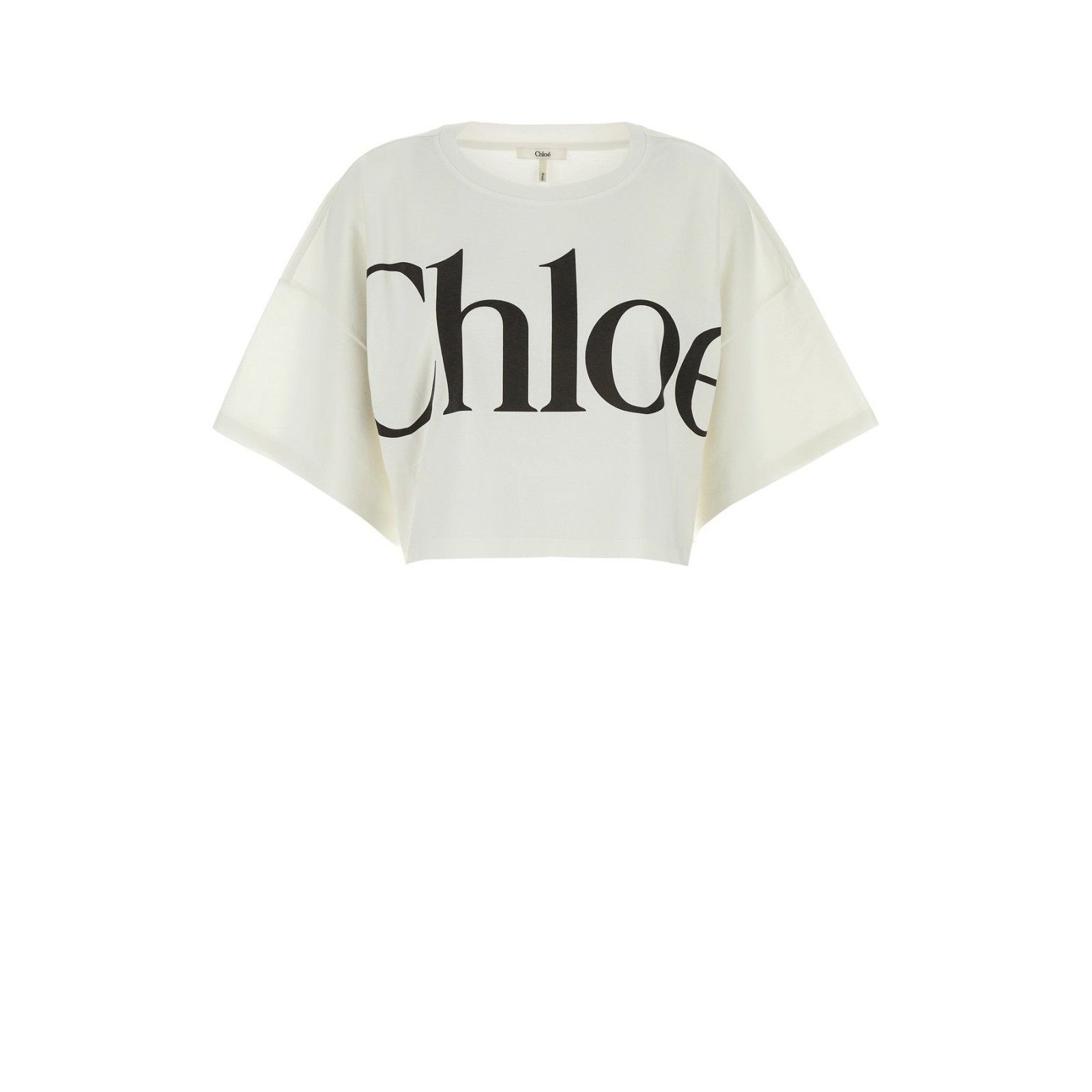 CHLOE Ivory Cotton Oversize T-shirt New & Authentic (Women's