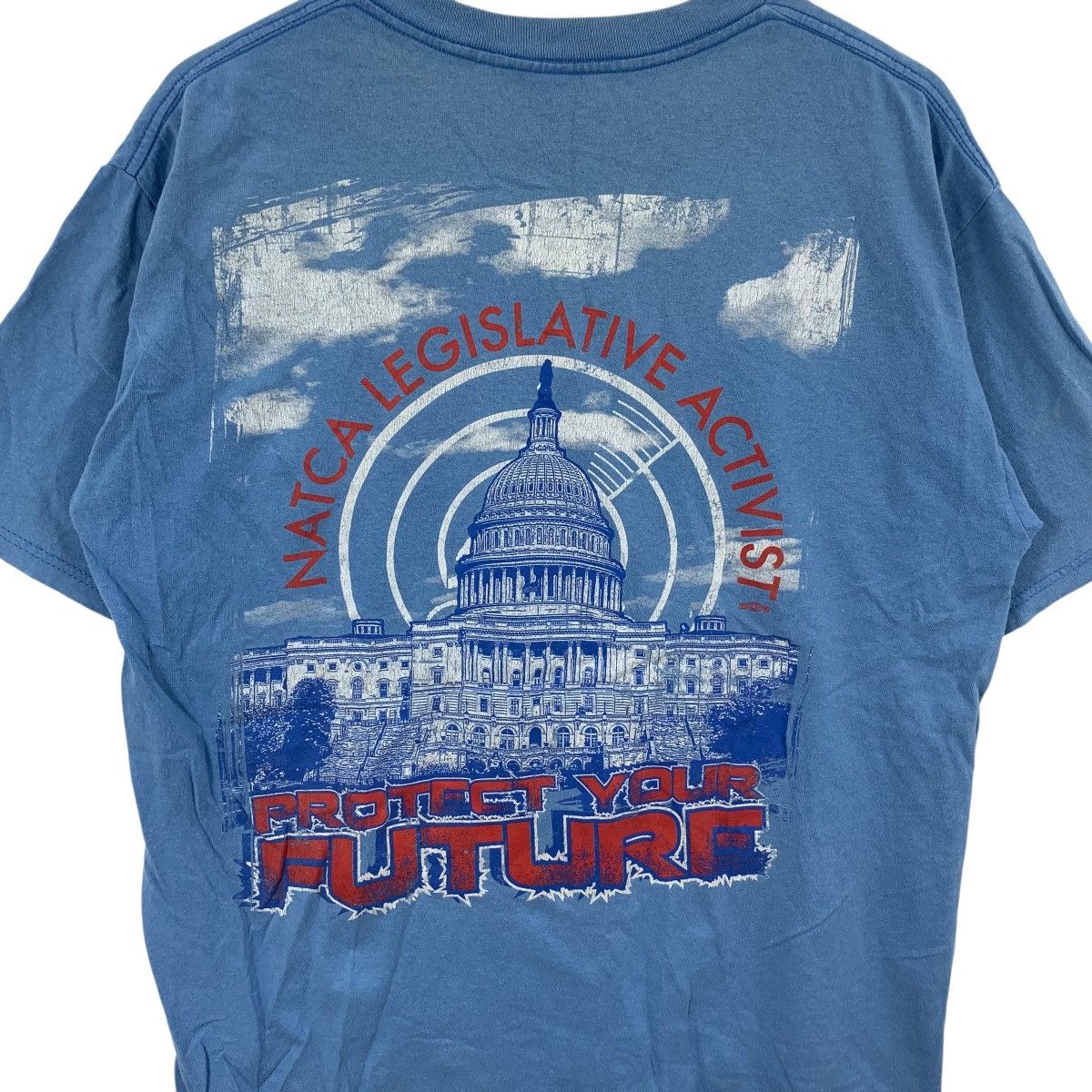 Vintage Vintage NATCA Protect Your Future Tee Shirt Top Backhit Size US L / EU 52-54 / 3 - 7 Thumbnail