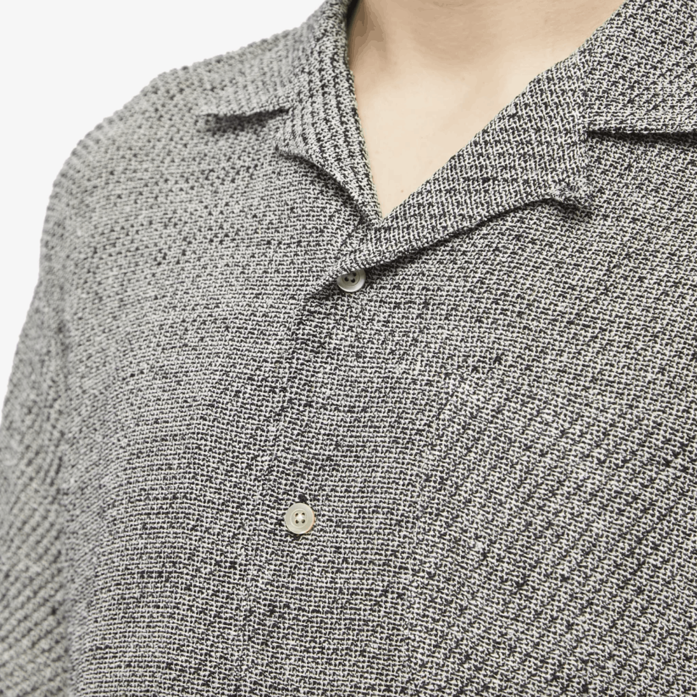 A Kind Of Guise Gioia Convertible-Collar Linen and Silk-Blend Shirt Size US XL / EU 56 / 4 - 8 Thumbnail