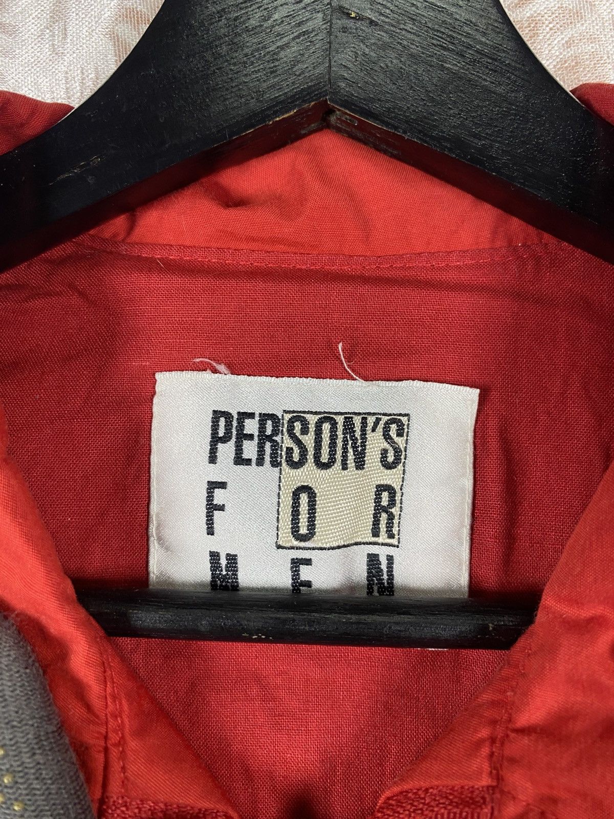 PERSON'S Vintage Person’s For Men Red Windbreaker Jacket Size US M / EU 48-50 / 2 - 9 Thumbnail
