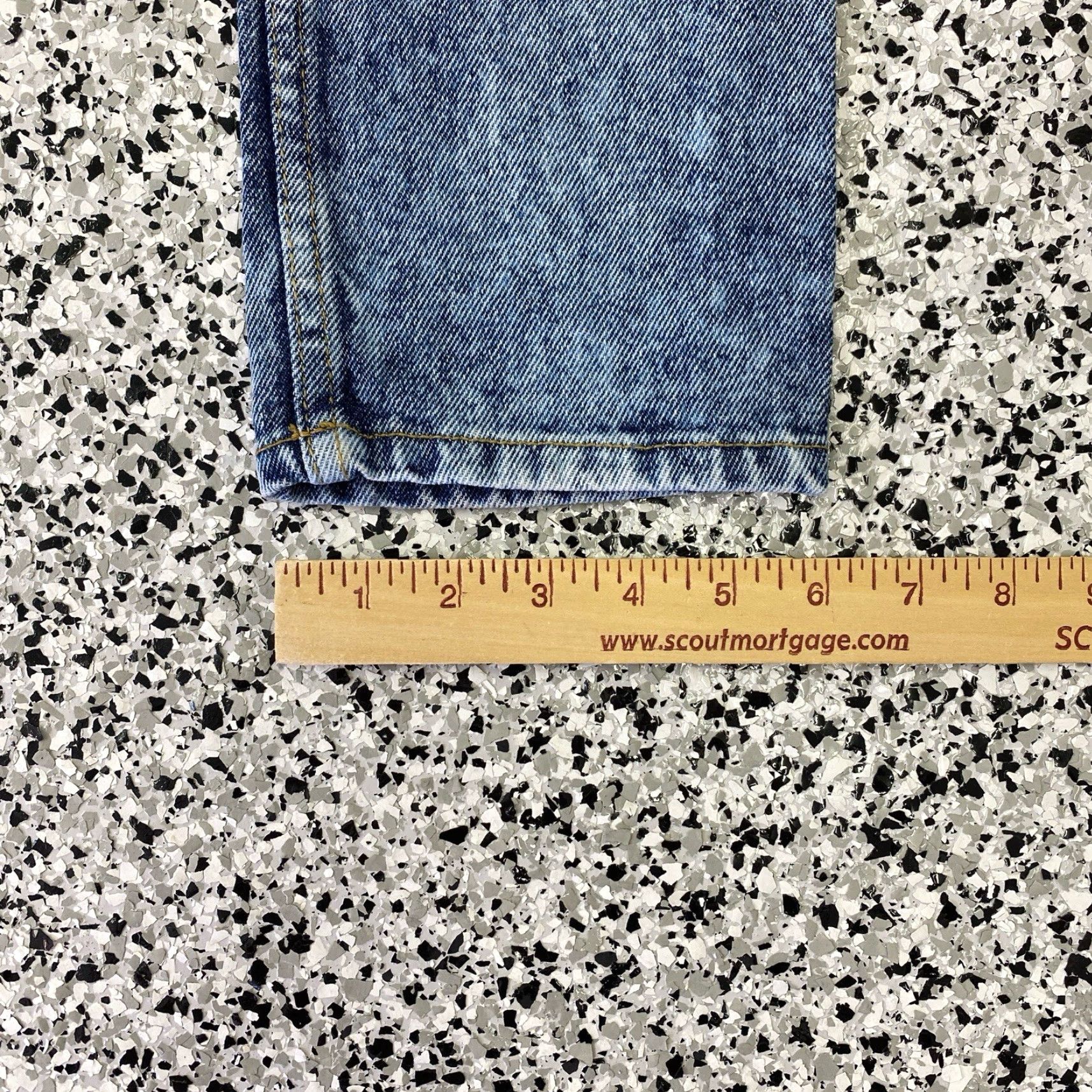Guess VINTAGE GUESS Jeans Mens 28x30.5 Blue 90s Ankle Regular 5-Pocket Denim Logo Size US 28 / EU 44 - 4 Thumbnail