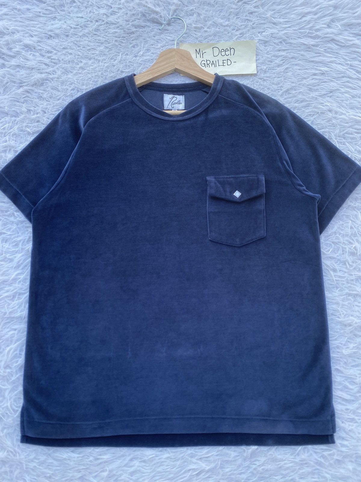 Needles Rare Vintage Needles Velvet Pocket Tshirt Size US M / EU 48-50 / 2 - 5 Thumbnail