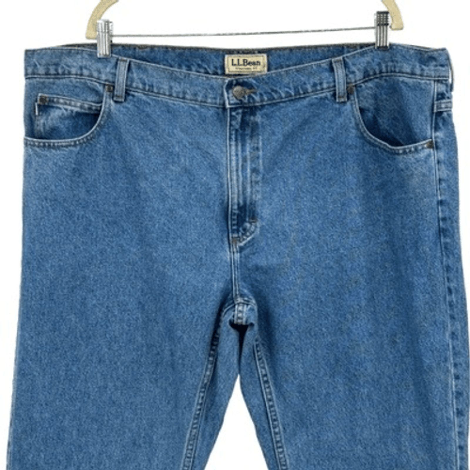 L.L. Bean L.L Bean Denim Standard High-Rise Straight Jeans SZ 44x28 Size US 44 / EU 60 - 3 Thumbnail
