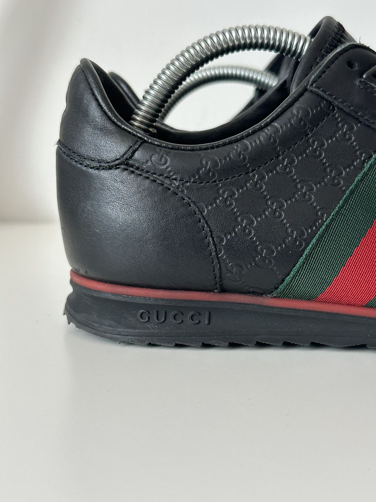Gucci Gucci micro guccissima SL73 black leather sneakers Size US 7.5 / EU 40-41 - 8 Thumbnail