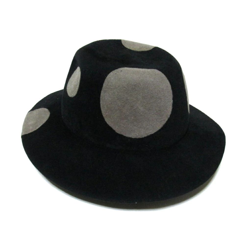 Yohji Yamamoto Yohji Yamamoto POUR HOMME Polka Dot Wool Hat Size ONE SIZE - 4 Thumbnail