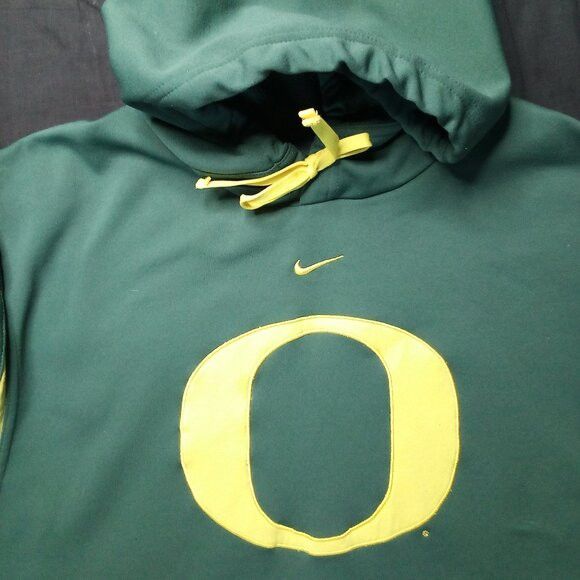 NCAA × Nike × Vintage Vintage Nike Oregon Ducks Hoodie Sweatshirt Mid Swoosh Size US M / EU 48-50 / 2 - 1 Thumbnail